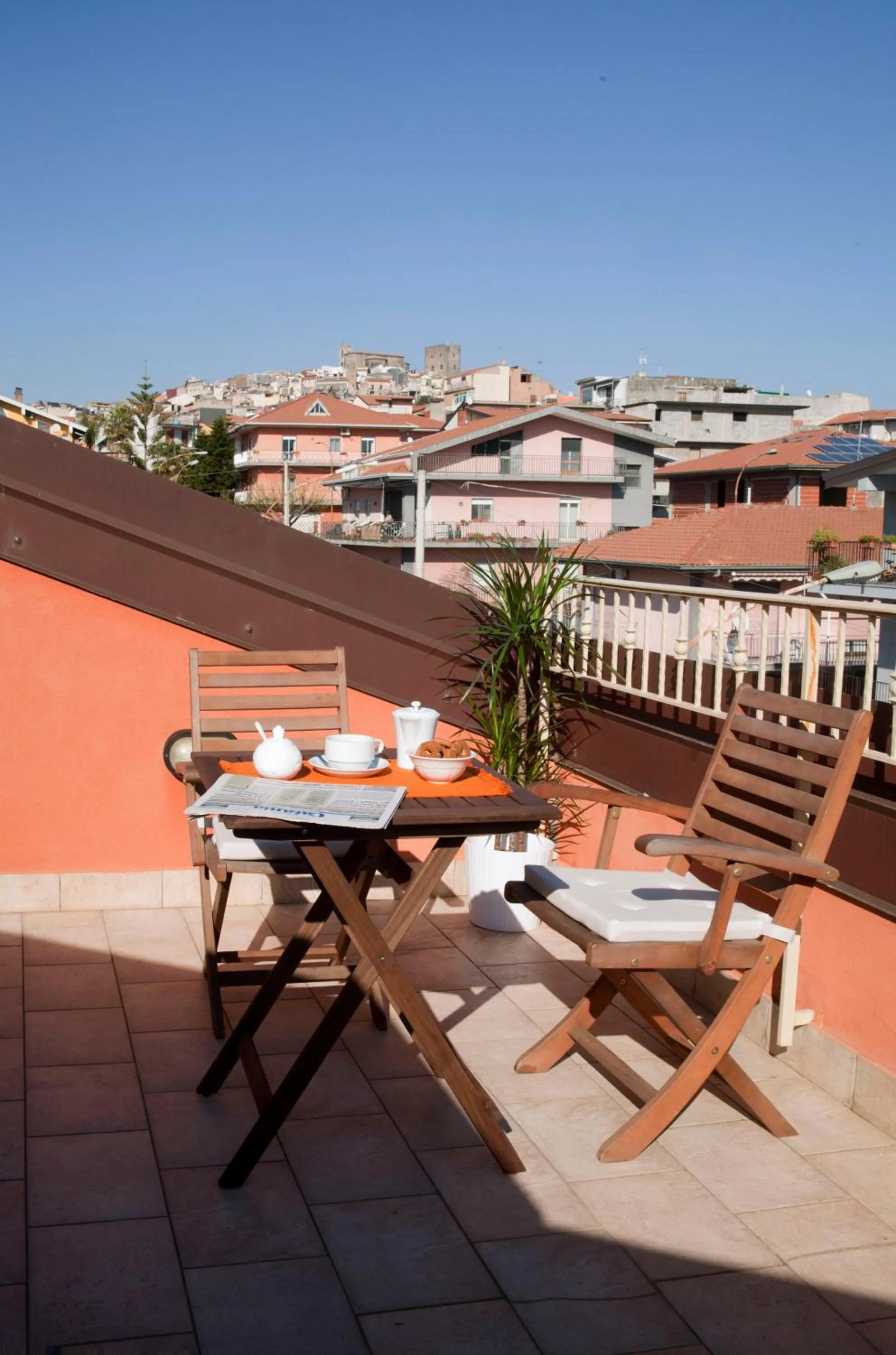 Patio in Motta Residence Hotel