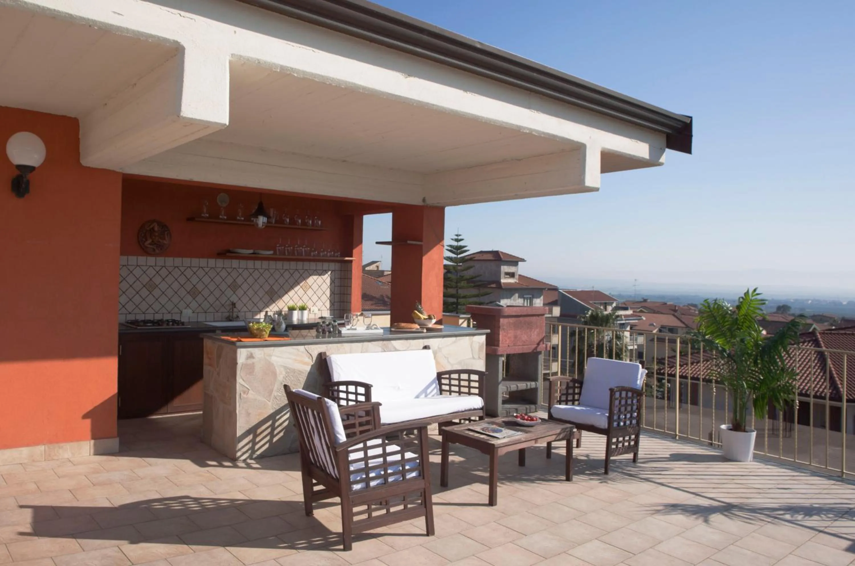 Patio in Motta Residence Hotel