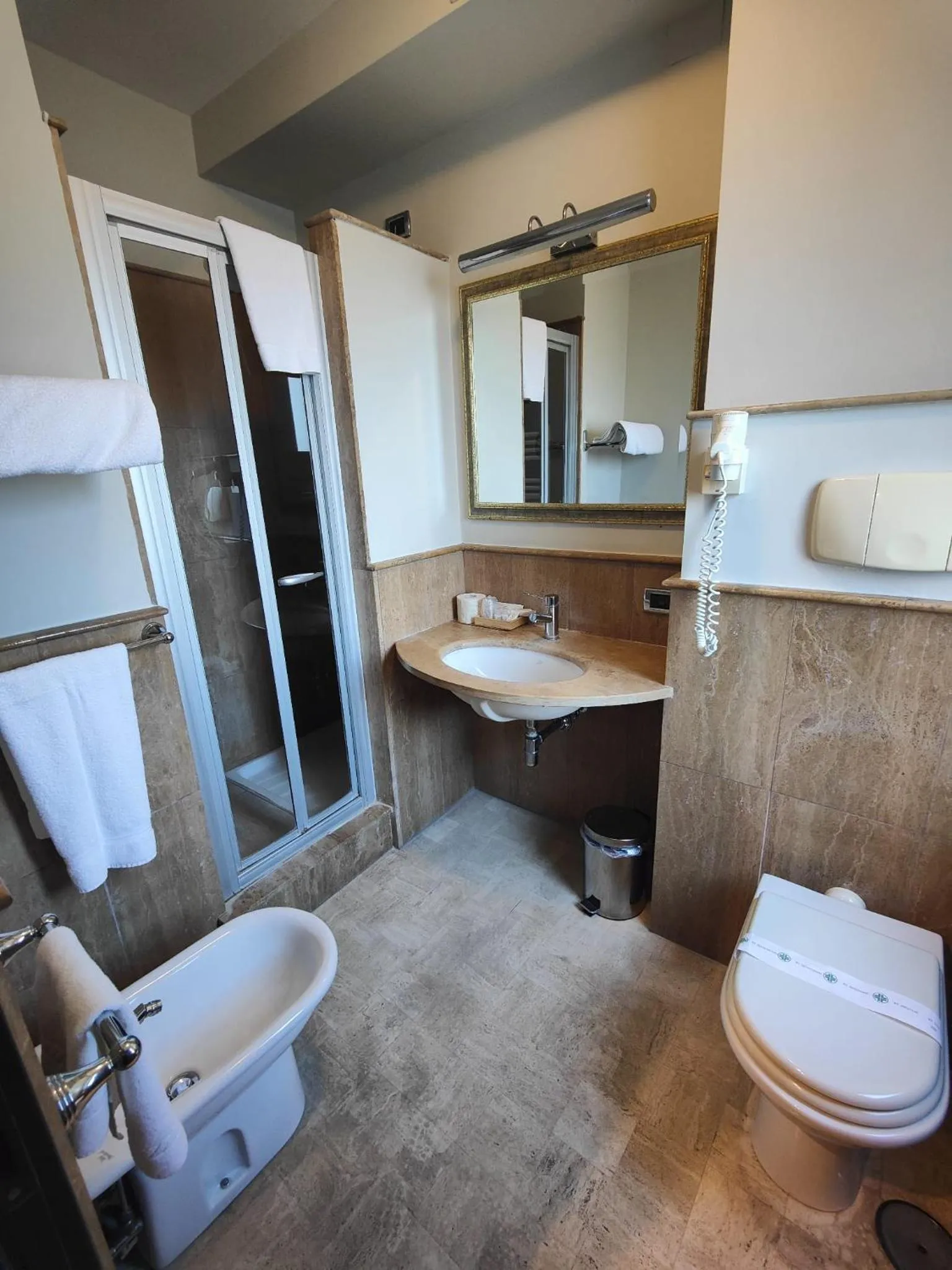 Shower in Hotel Lemi