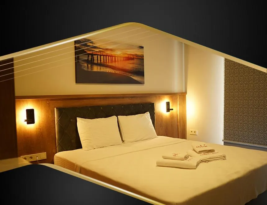 Bed in GRAND ÇAYKARAM HOTEL