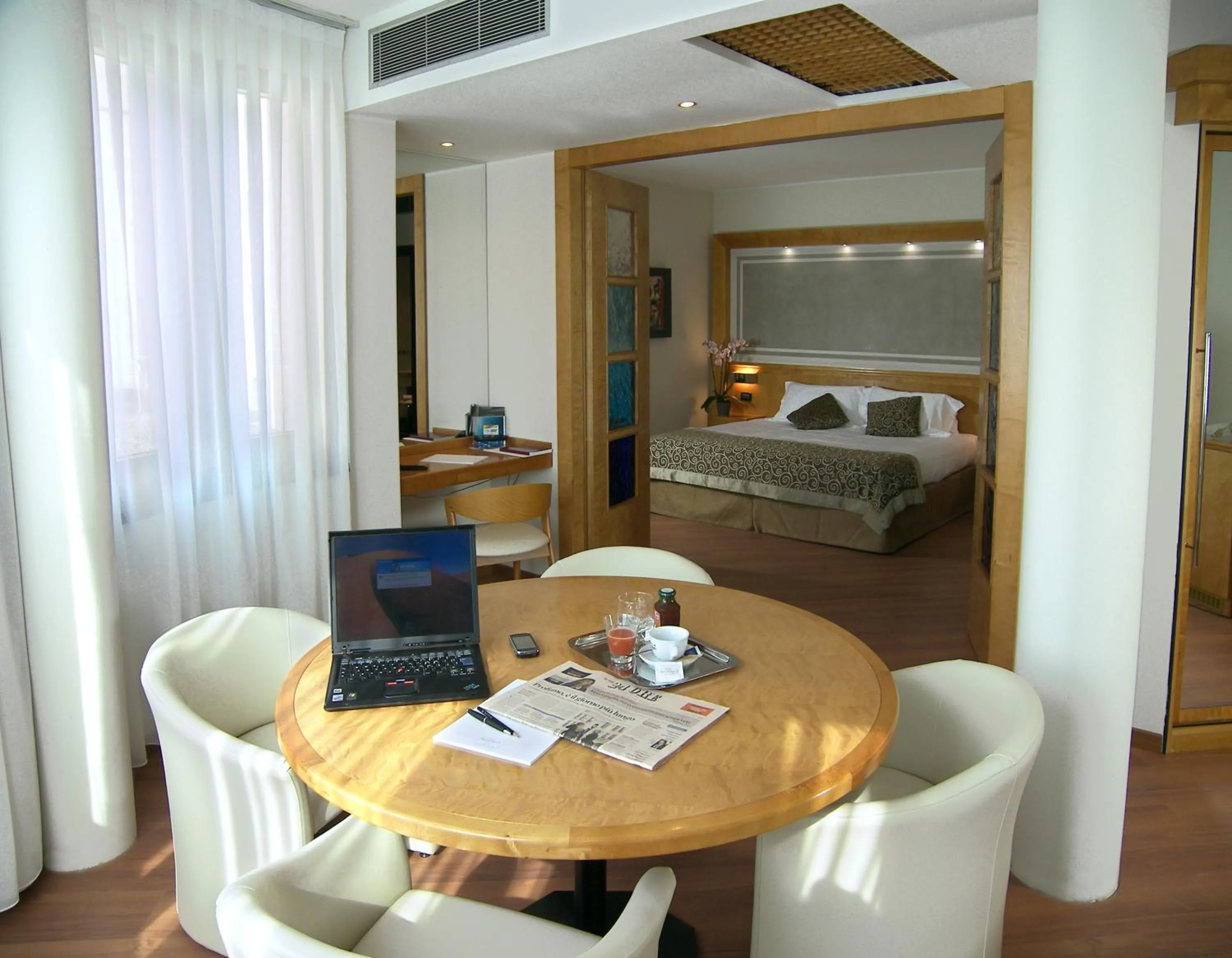 Photo of the whole room, Bed in Hotel President