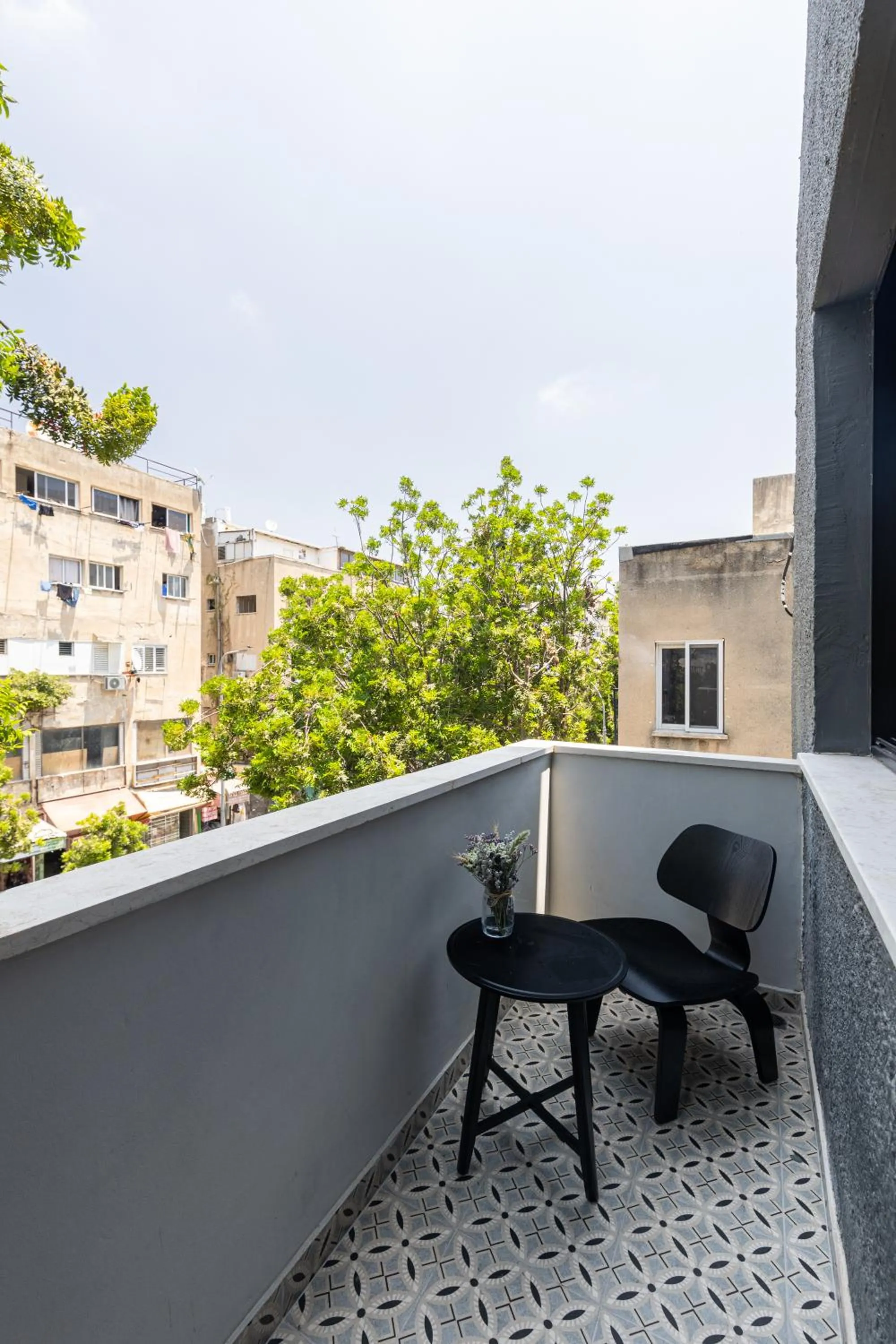 Balcony/Terrace in Levinski Market Hotel