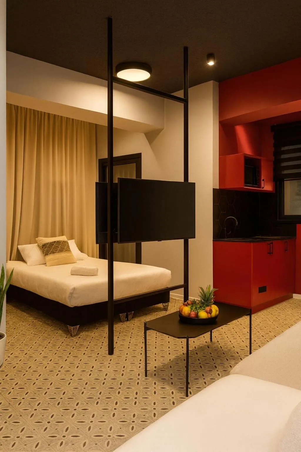 Bed in Levinski Market Hotel