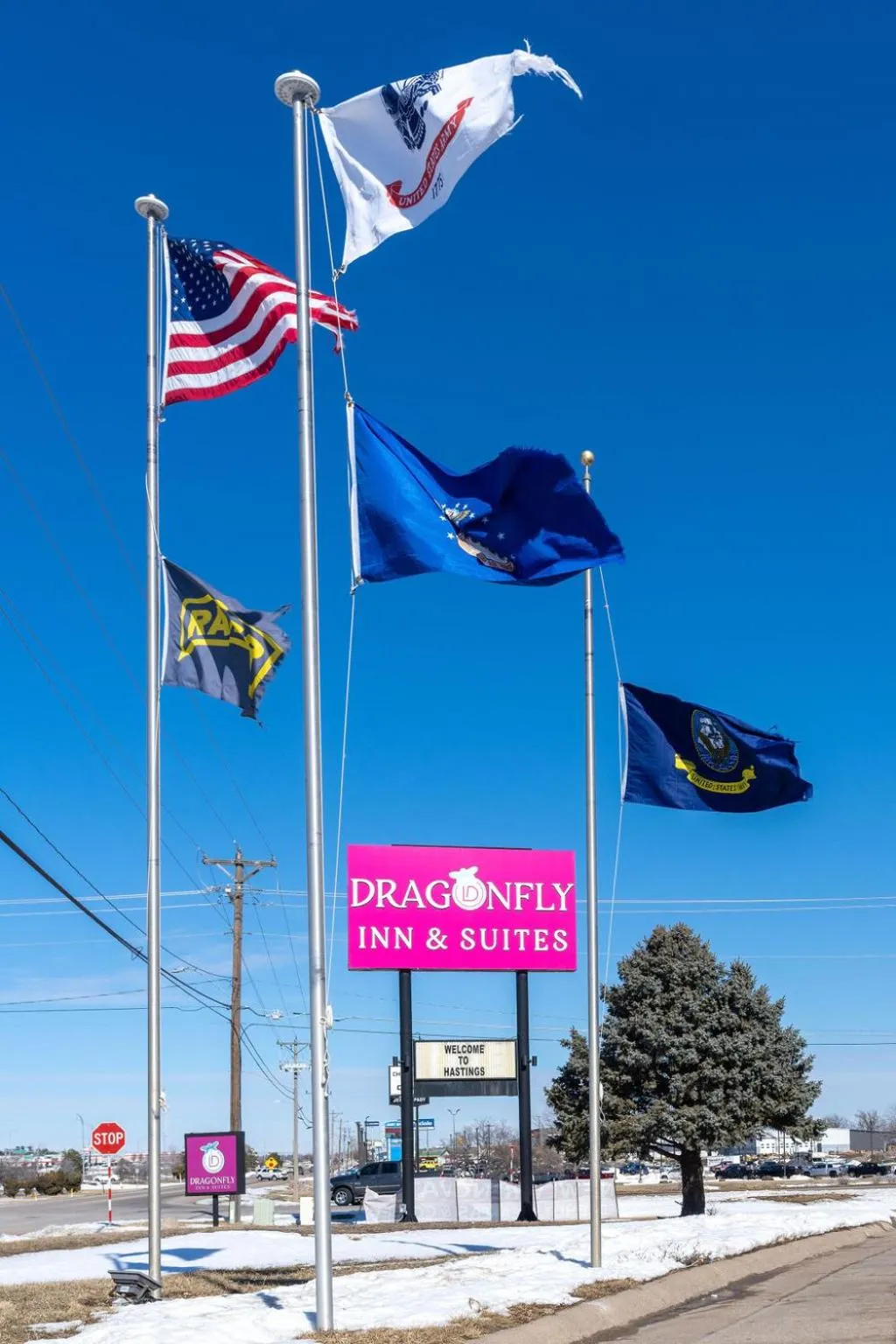 Street view in Dragonfly Inn & Suites