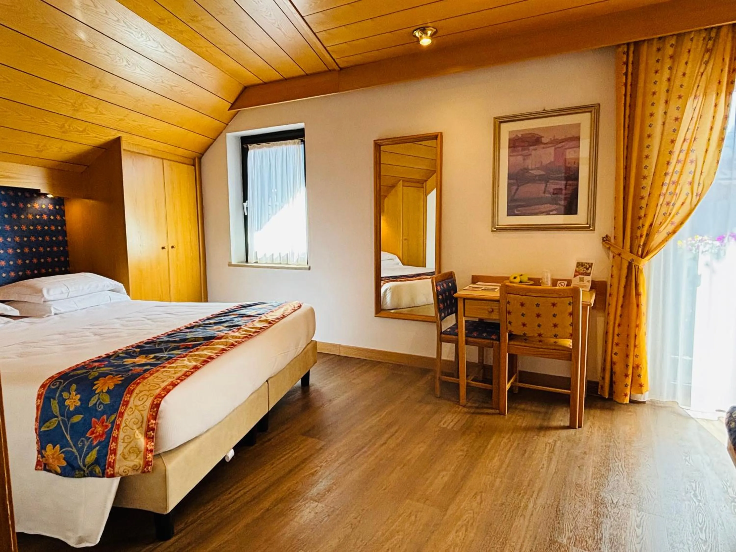 Bed in Active Hotel Ancora