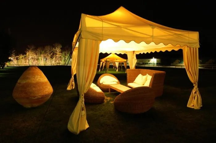 Patio in Hotel Barrage