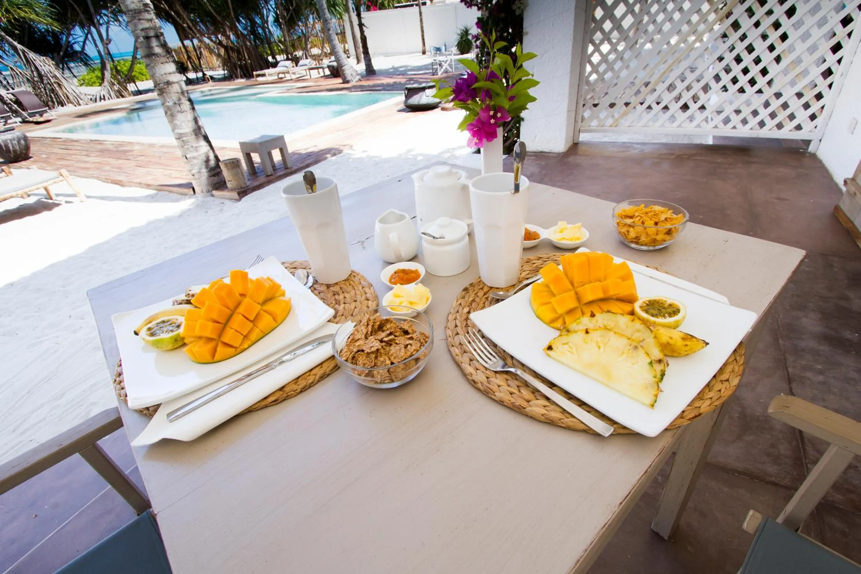 Food close-up in Uzuri Boutique Hotel