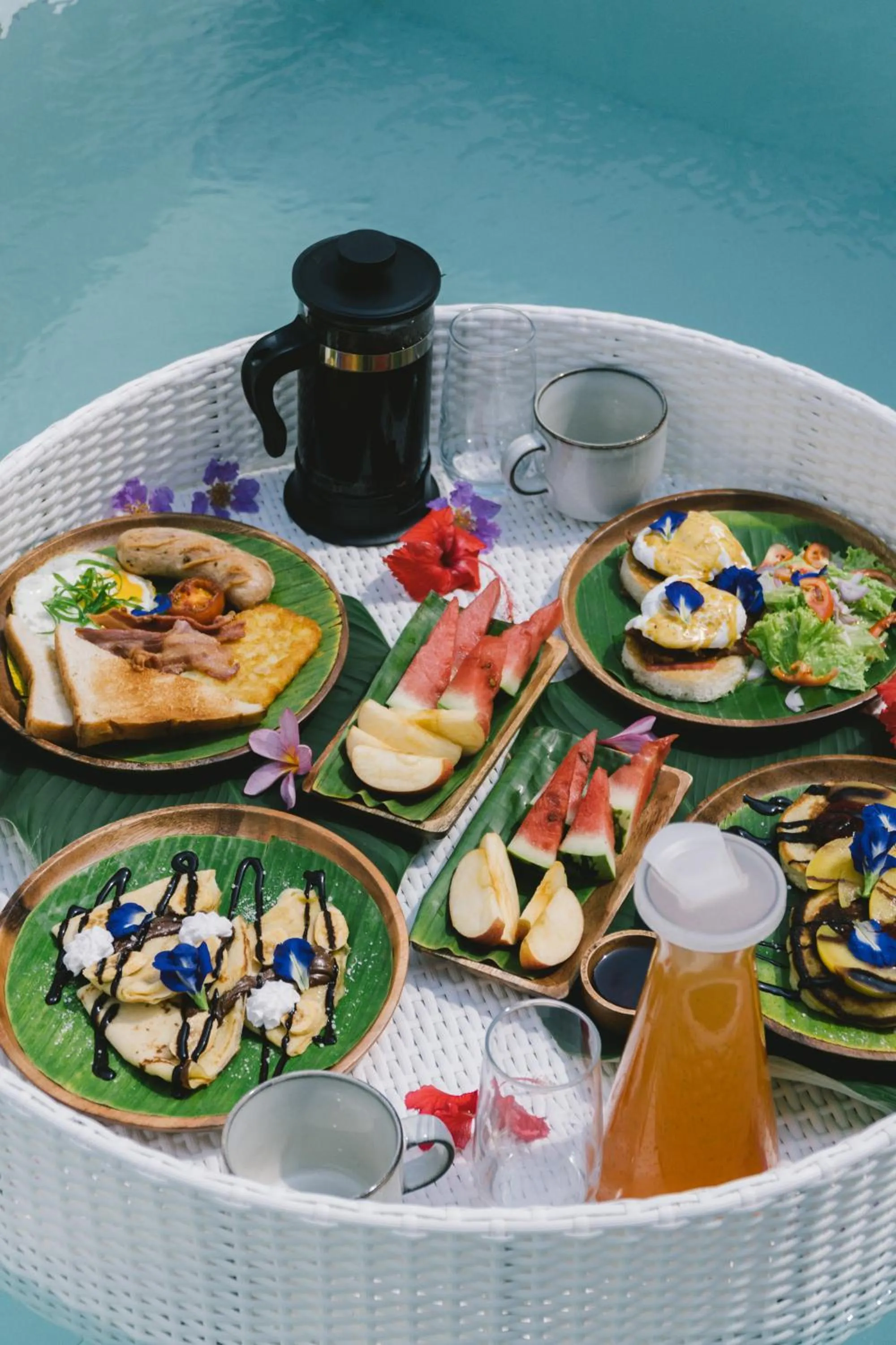 Swimming pool in Bahala Na Villas