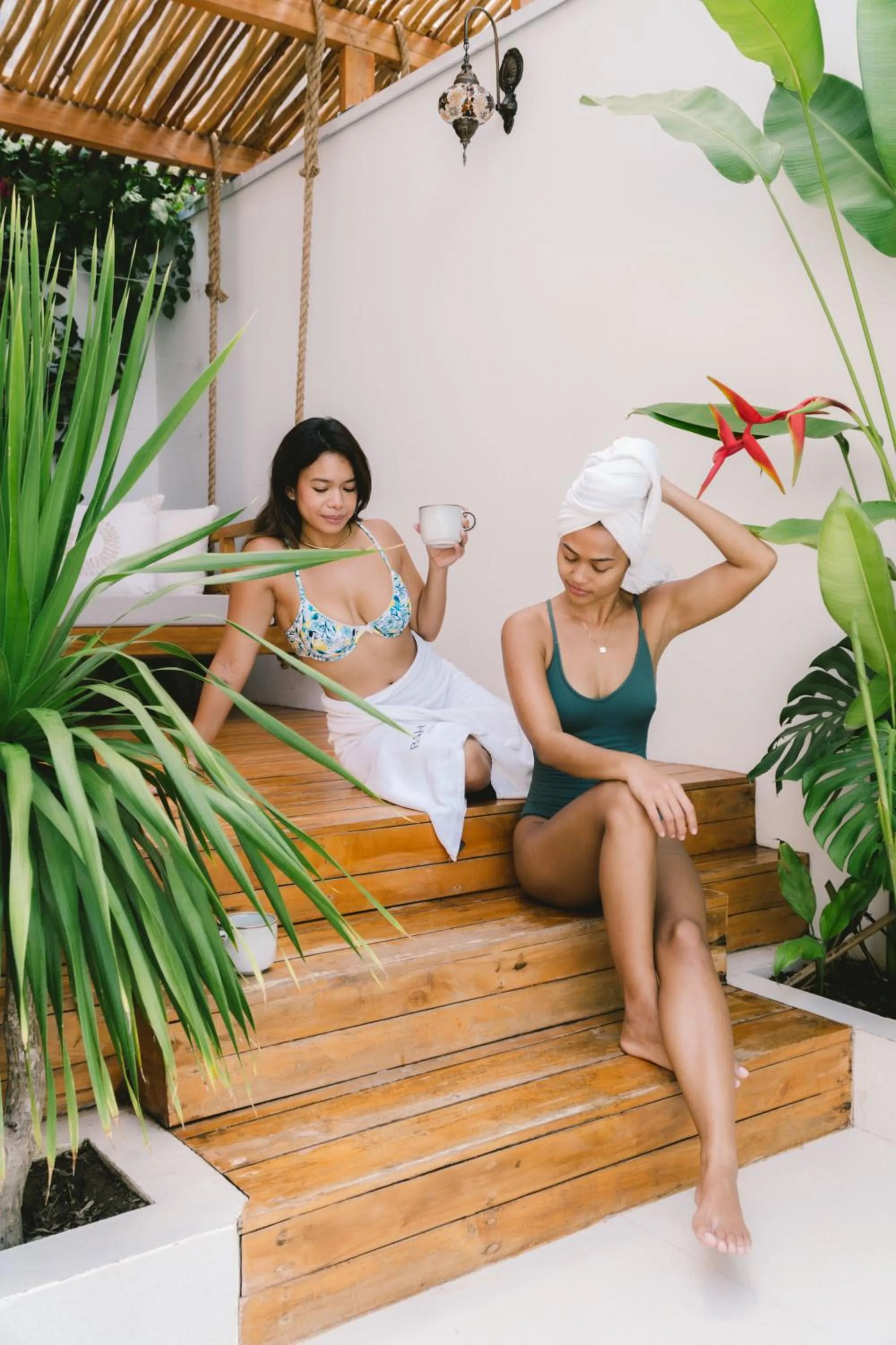 Balcony/Terrace in Bahala Na Villas