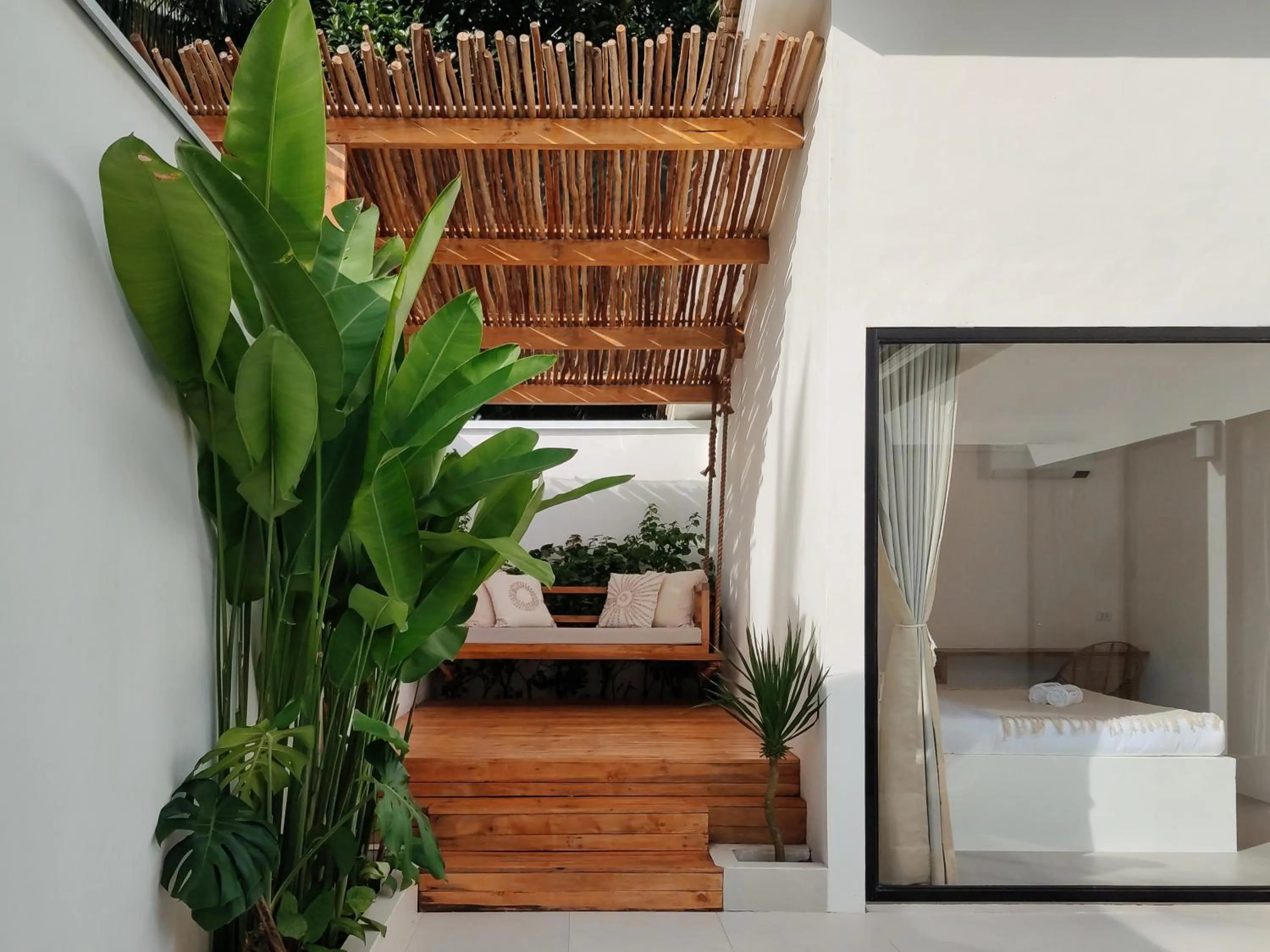 Balcony/Terrace in Bahala Na Villas