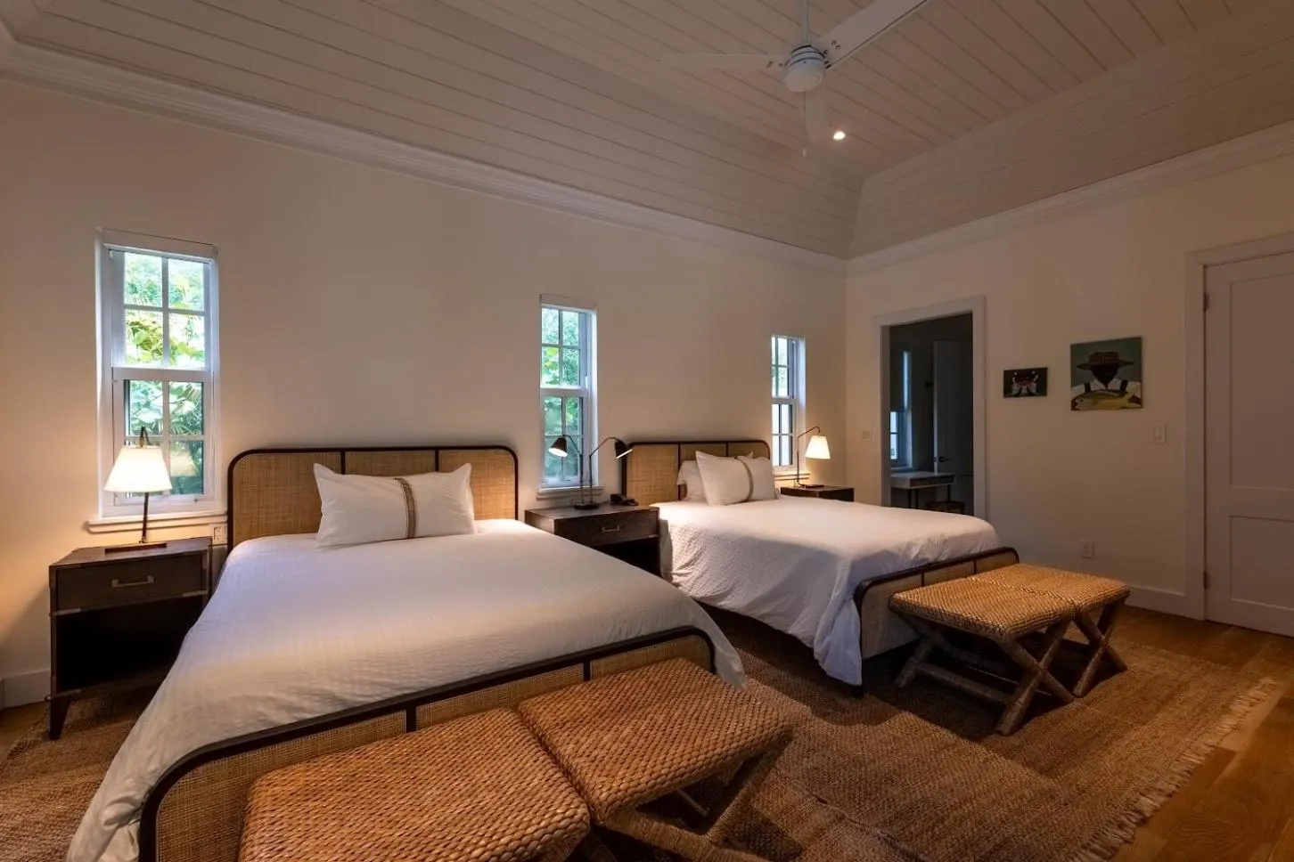 Bed in Pink Sands Resort