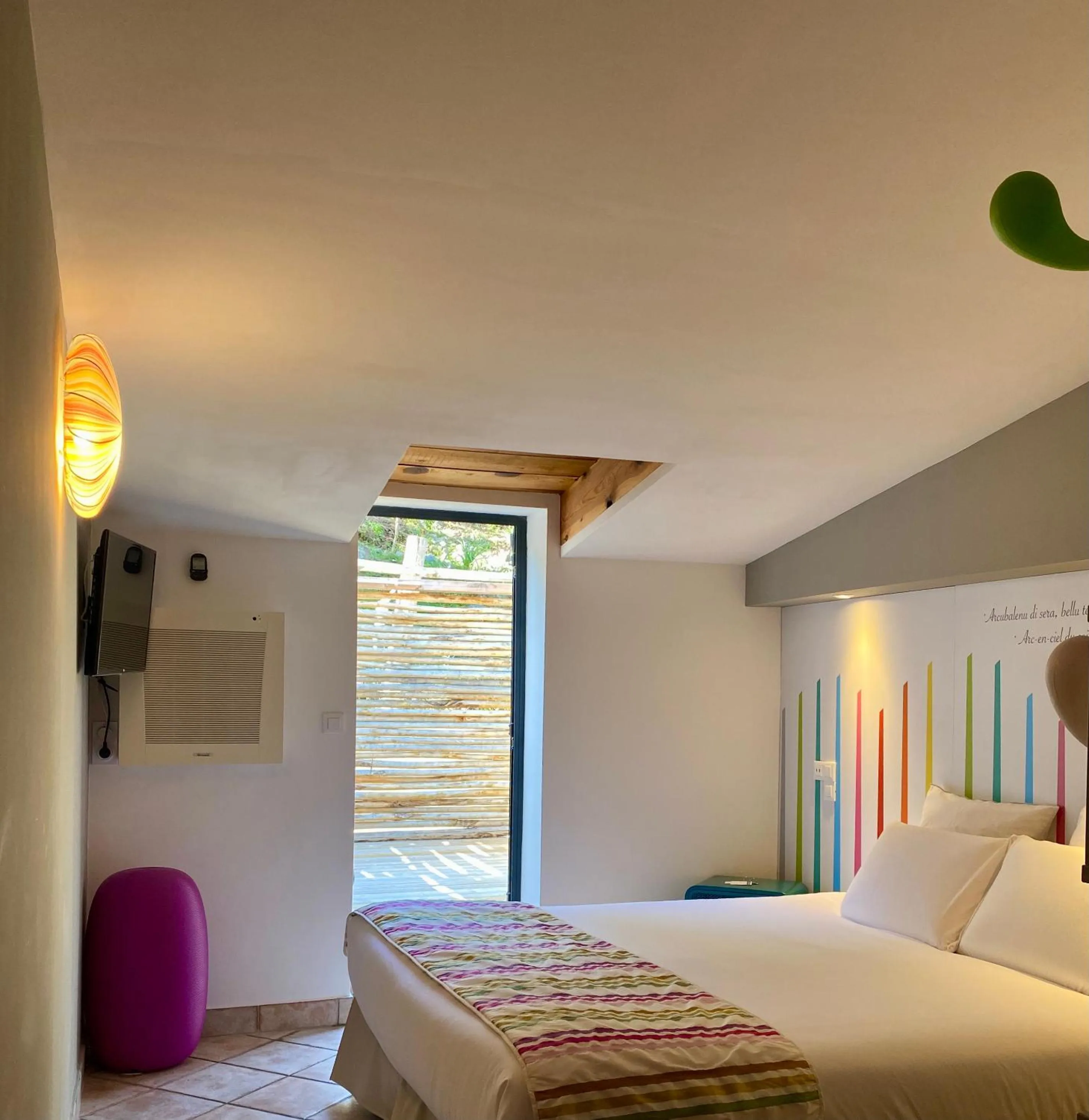 Bed in Hôtel Domaine A Flatta