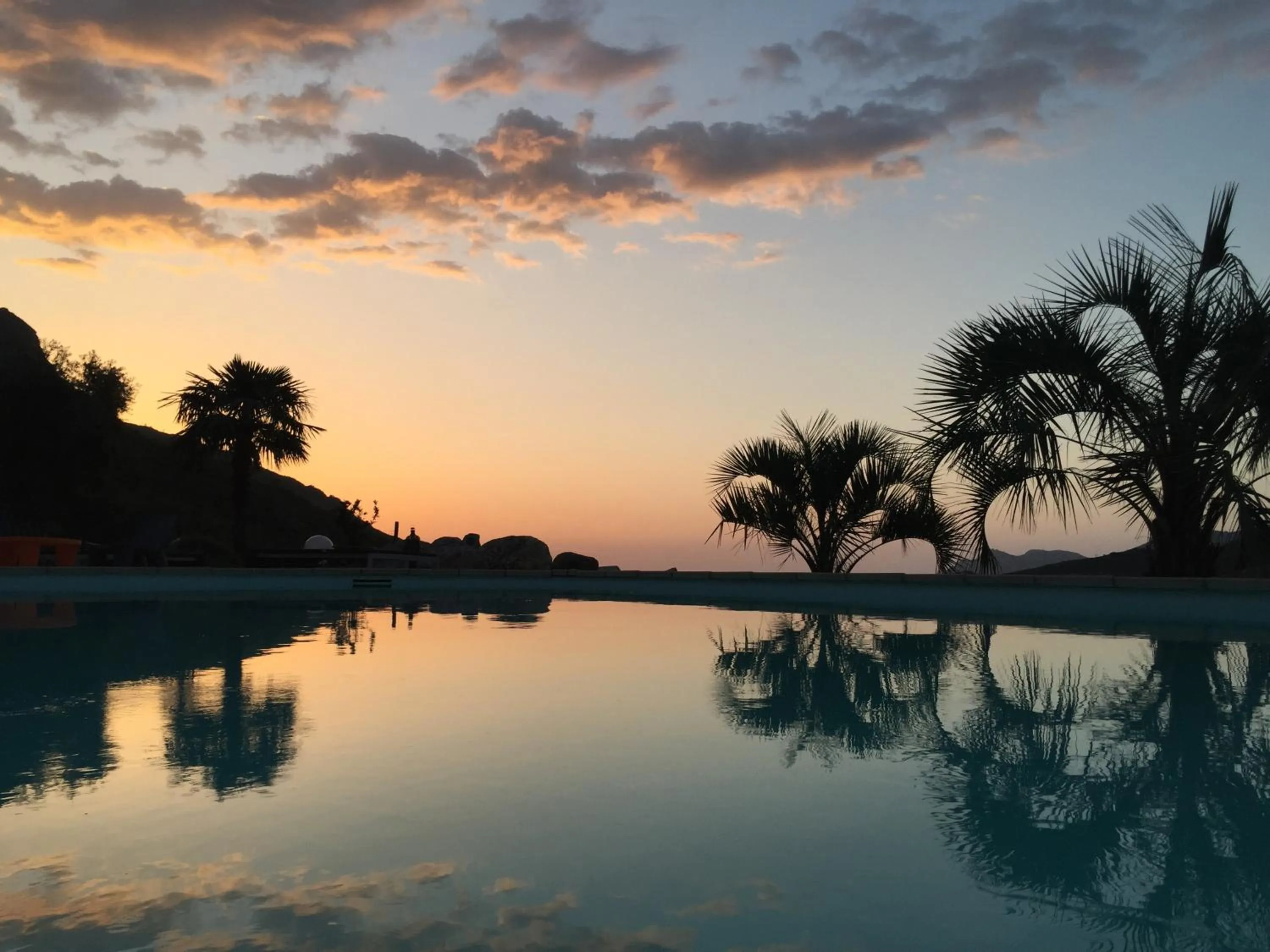 Swimming pool in Hôtel Domaine A Flatta