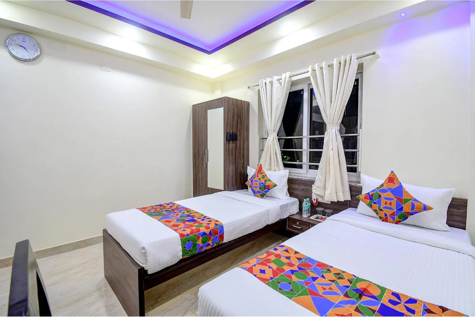 Bedroom, Bed in FabHotel Anchorage Inn - Nr Axis Mall