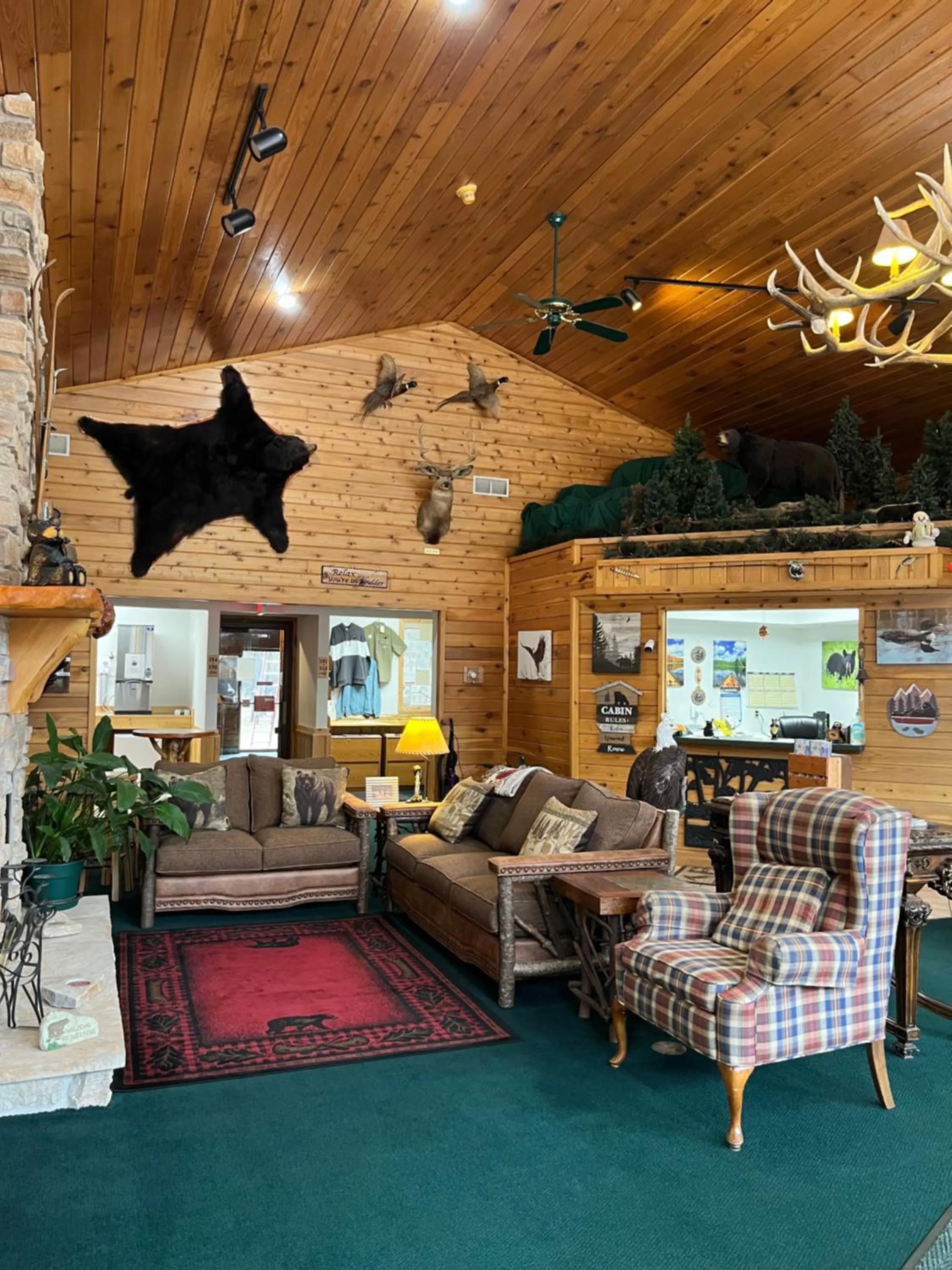 Lobby or reception in Boulder Bear Motor Lodge