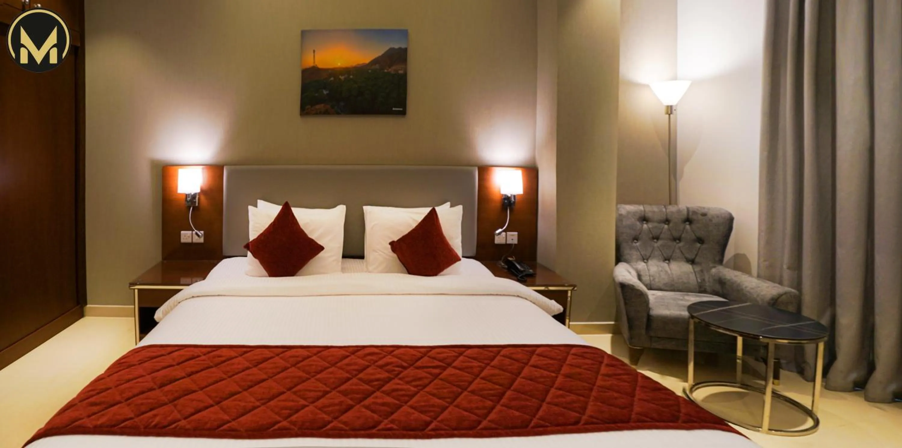 Bed in Muscat Express Hotel