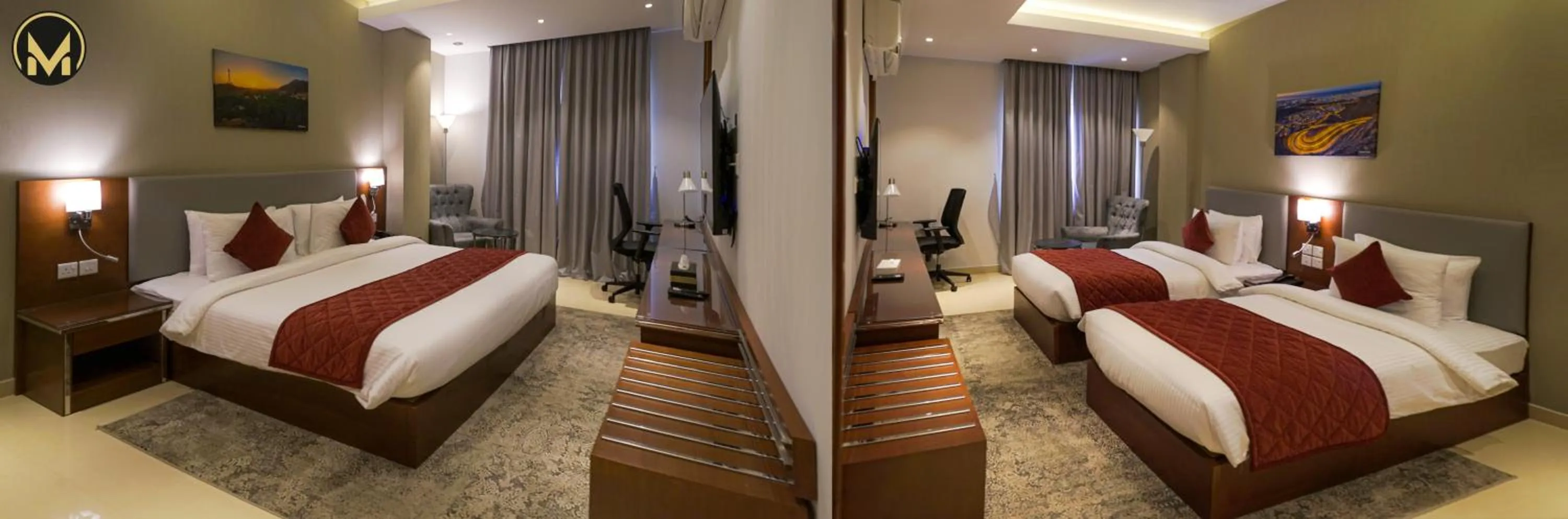 Bed in Muscat Express Hotel