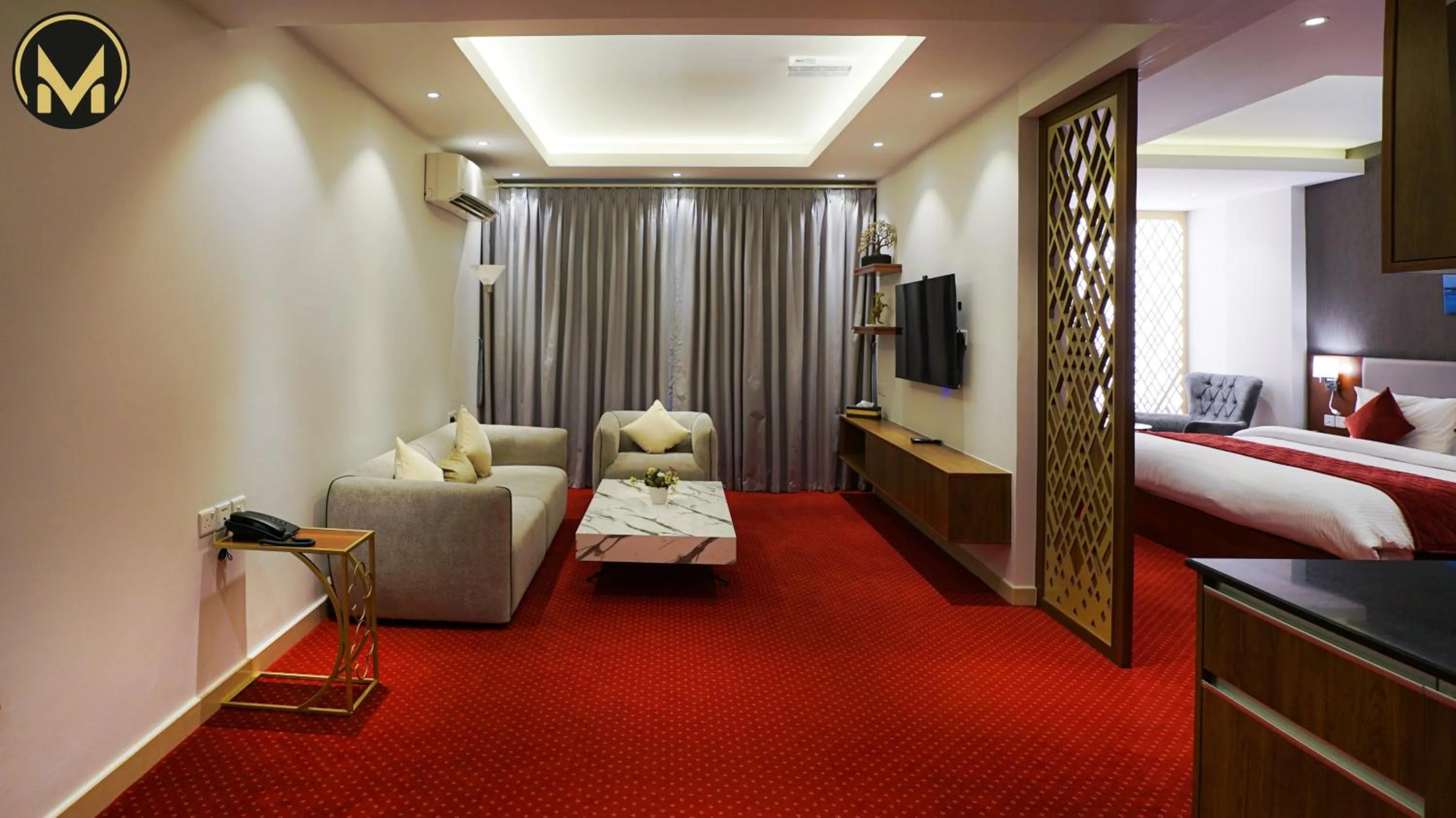 Bed in Muscat Express Hotel