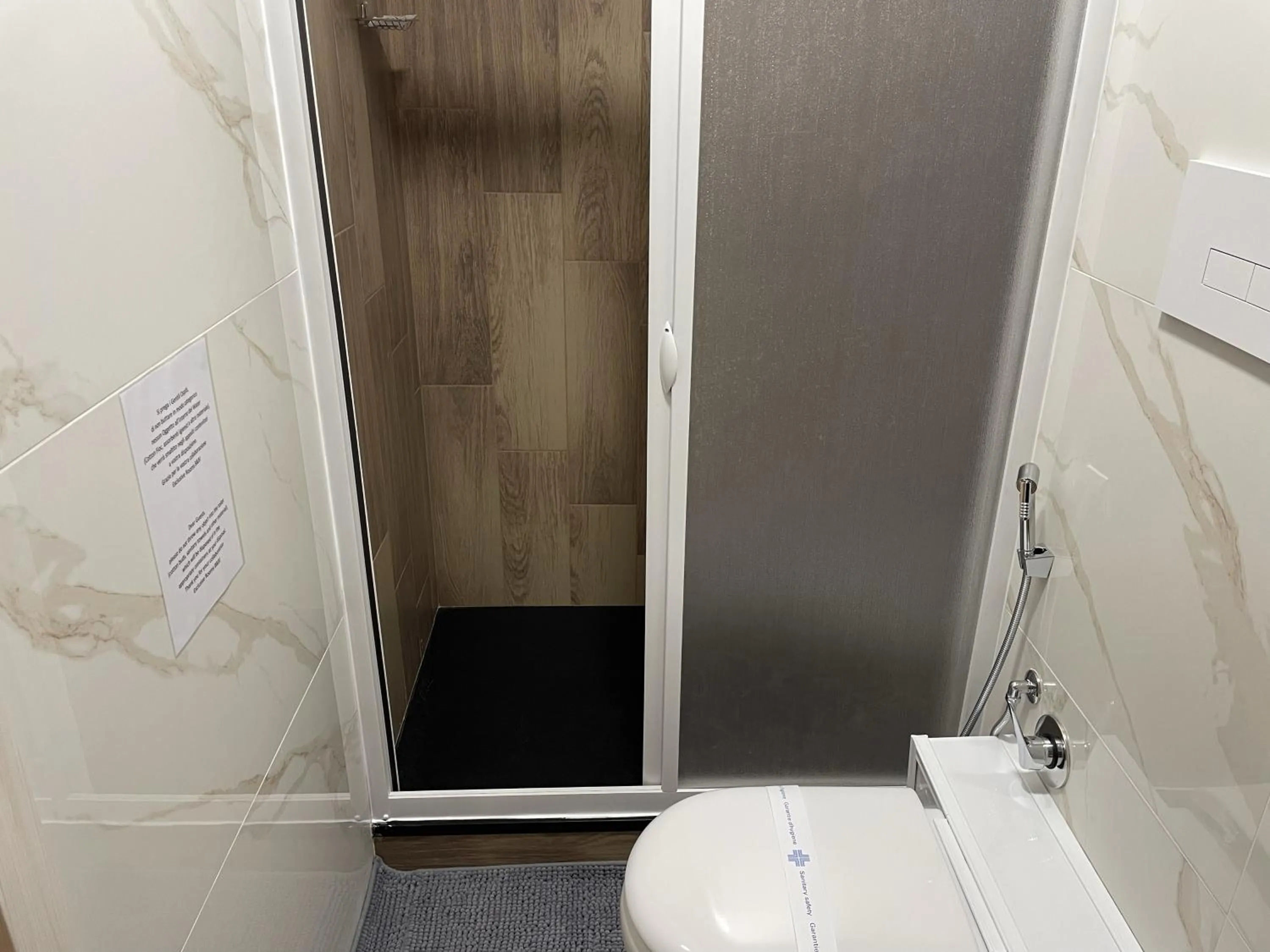 Shower in Exclusive B&B