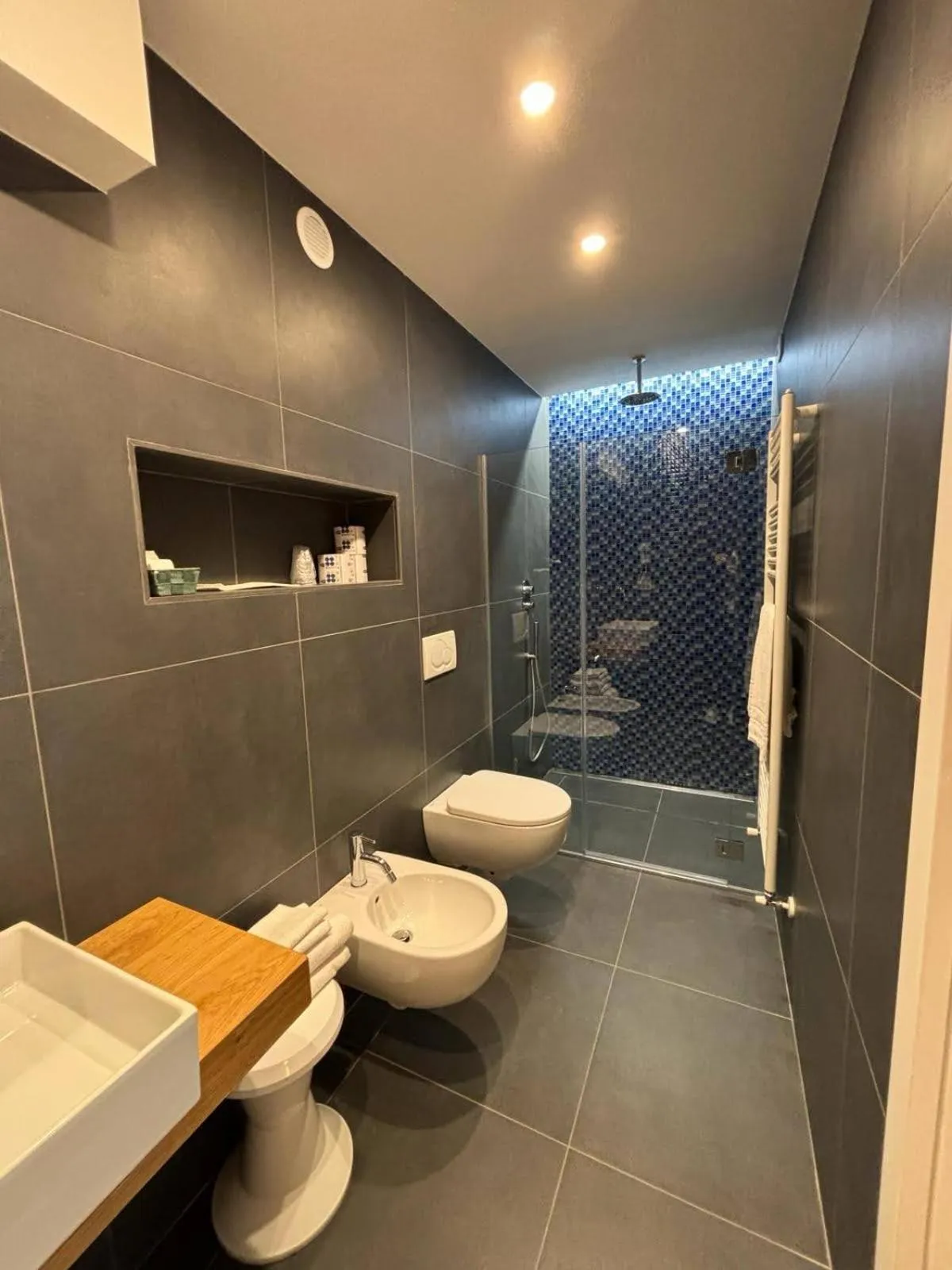 Shower in Hotel Delle Rose