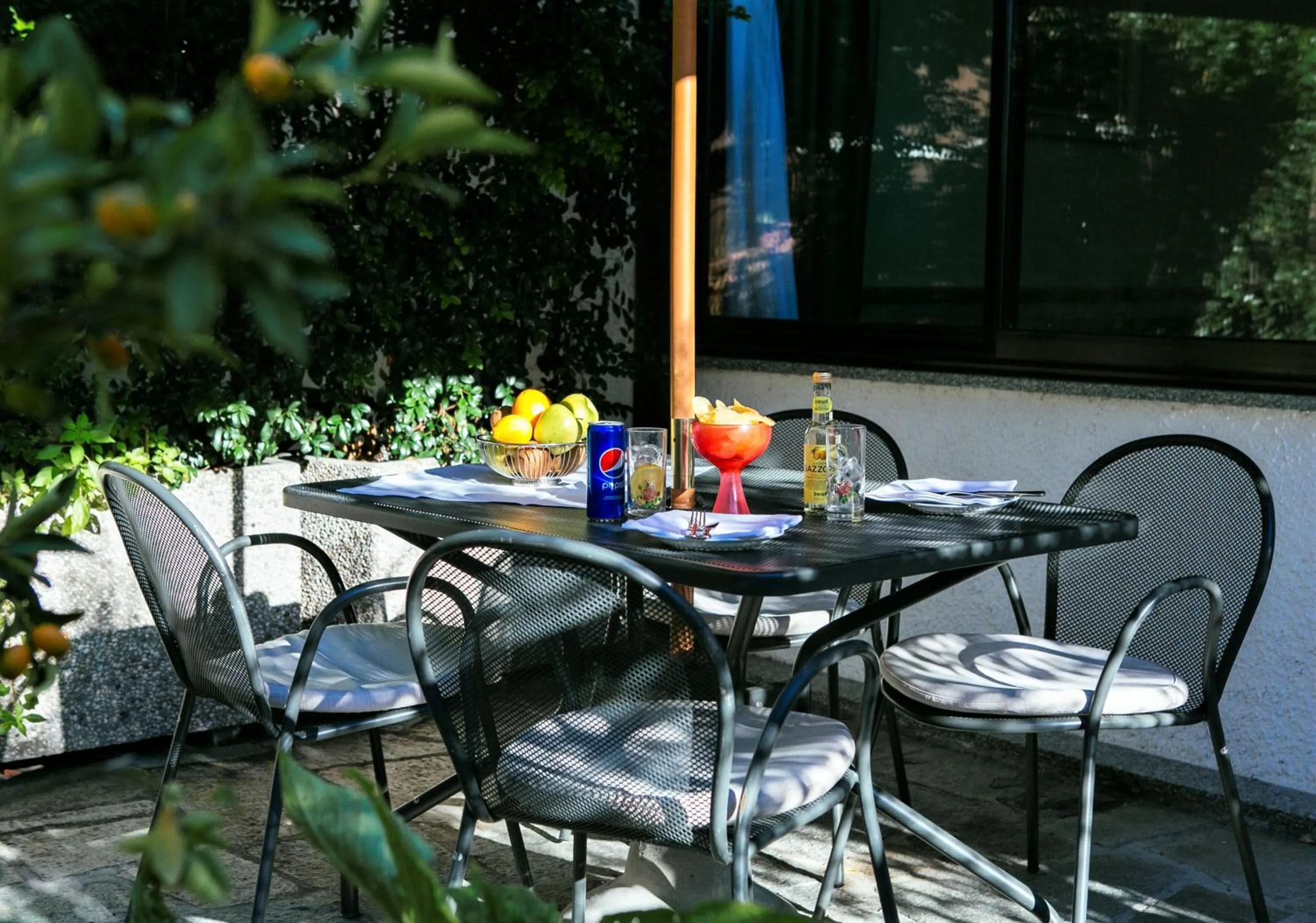 Patio in Hotel Delle Rose