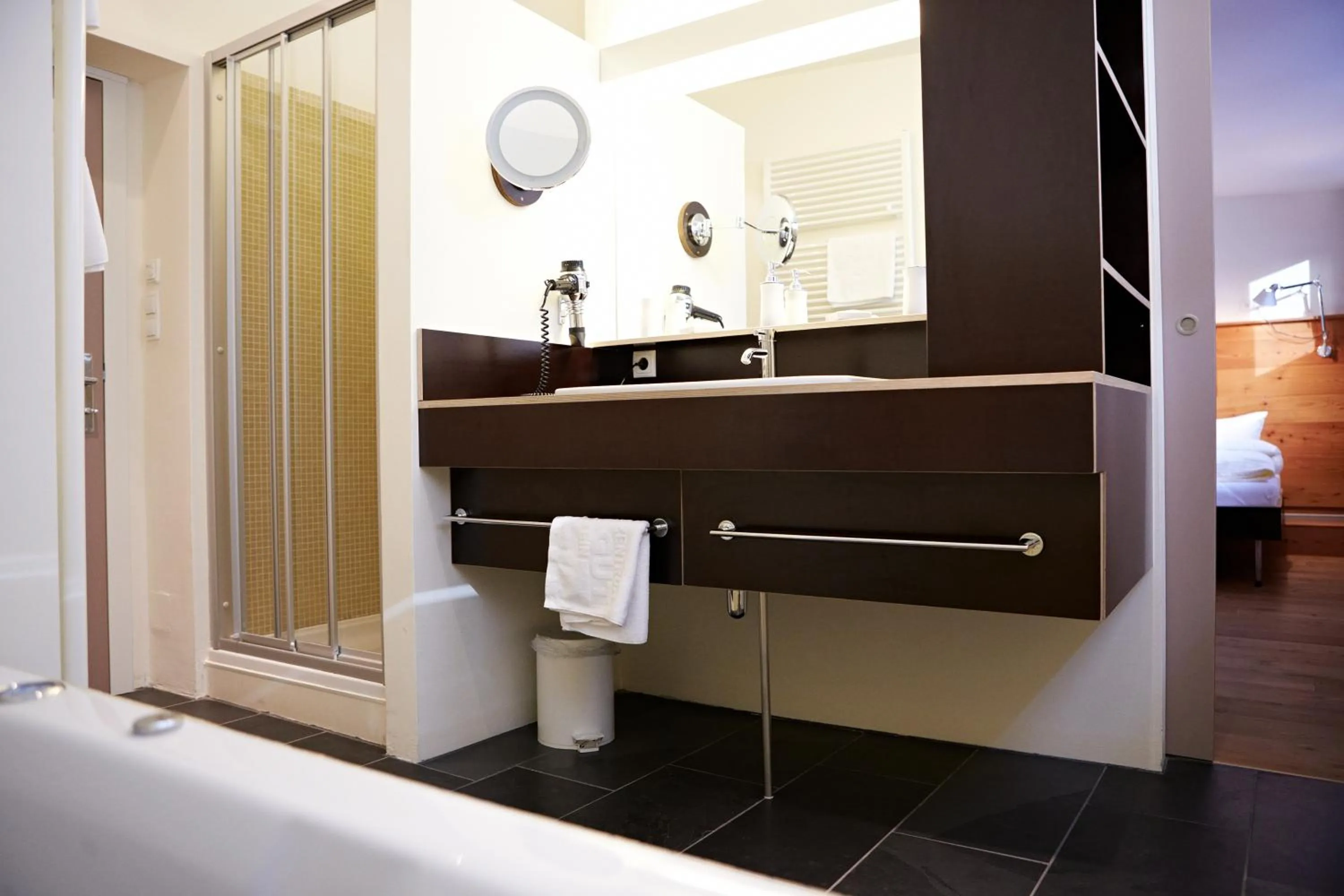 Bathroom in Aparthotel Chalet Wetzlgut