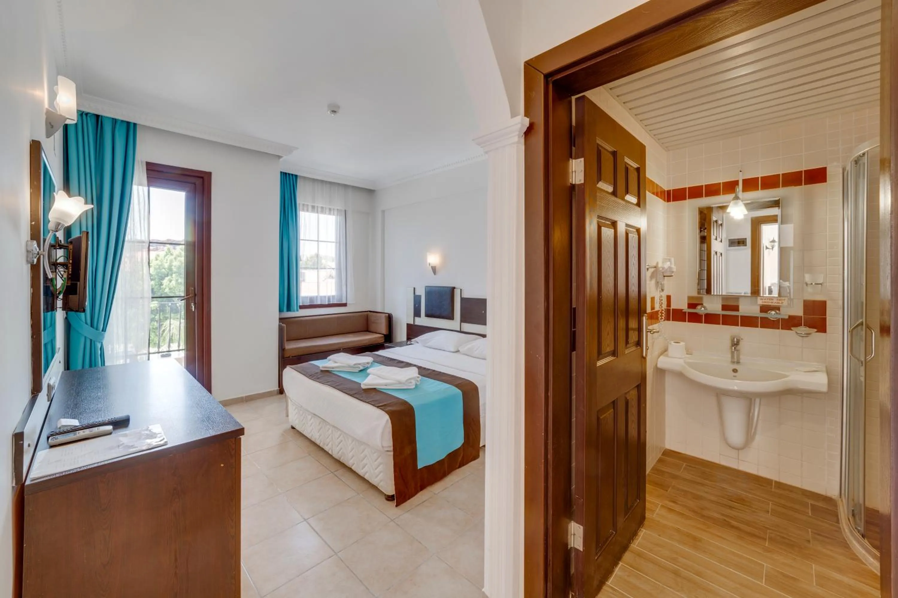 Photo of the whole room, Bed in Marcan Beach Hotel ADULT ONLY