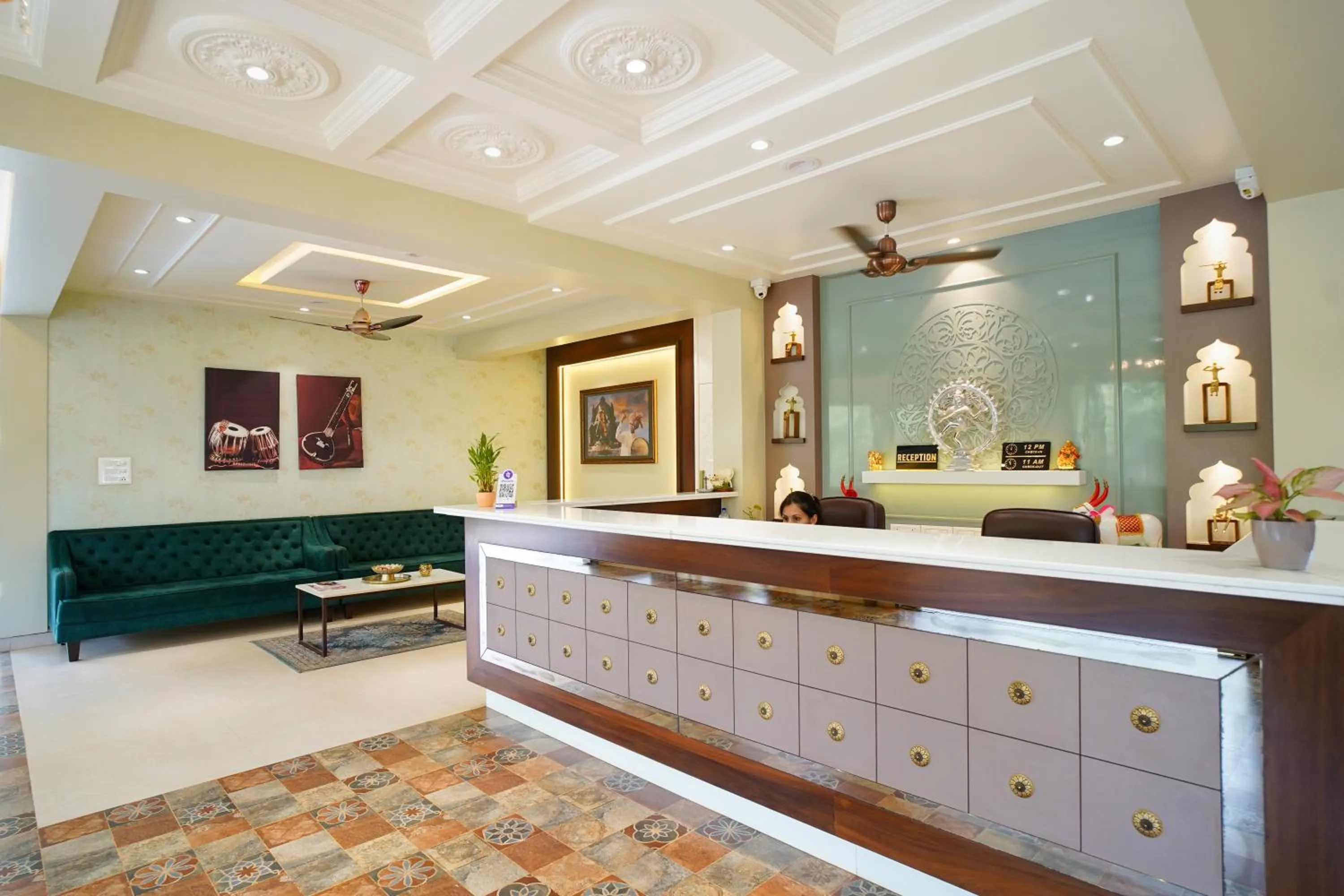 Lobby or reception in VIRASAT RESORT