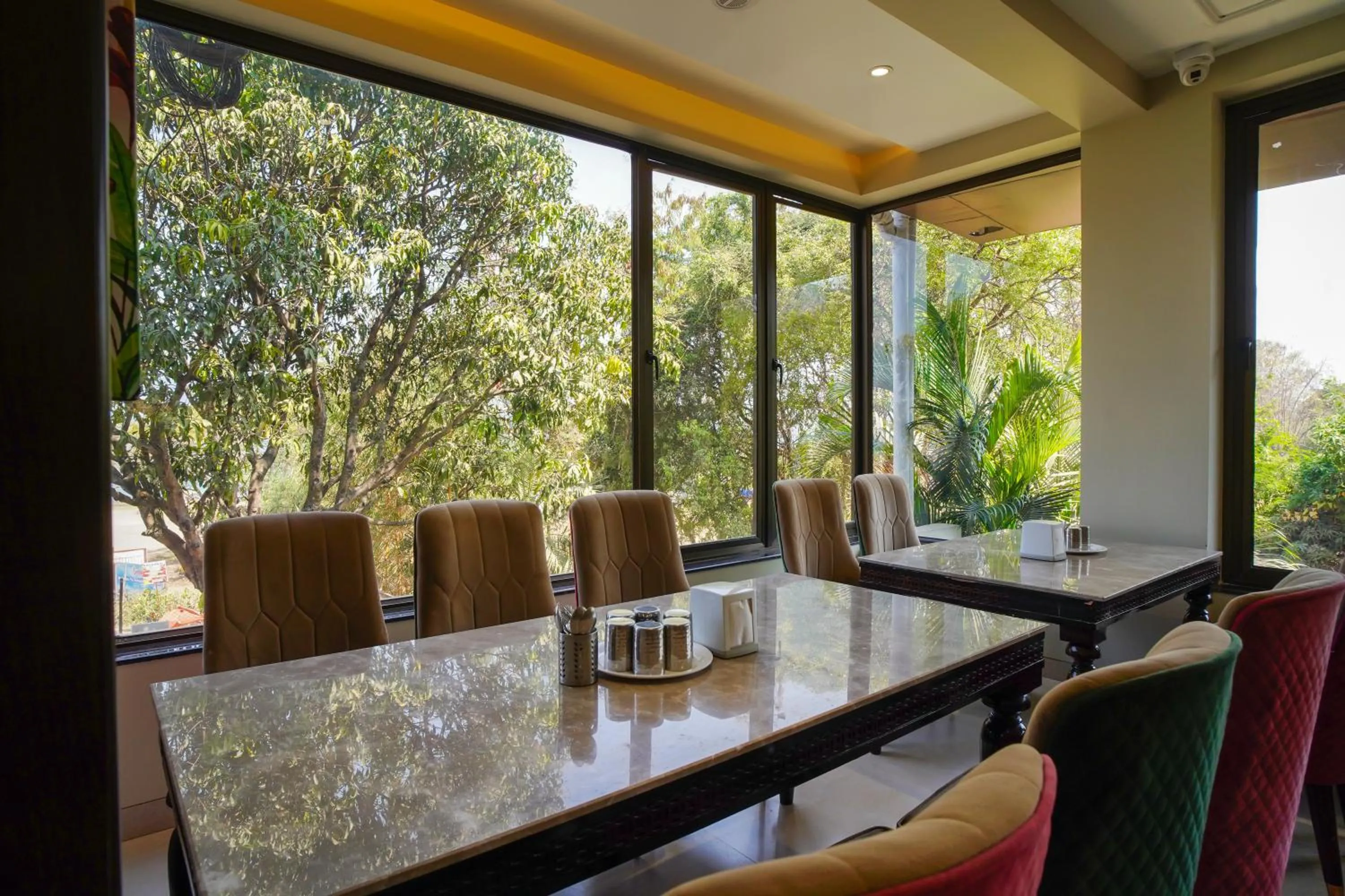 Seating area in VIRASAT RESORT