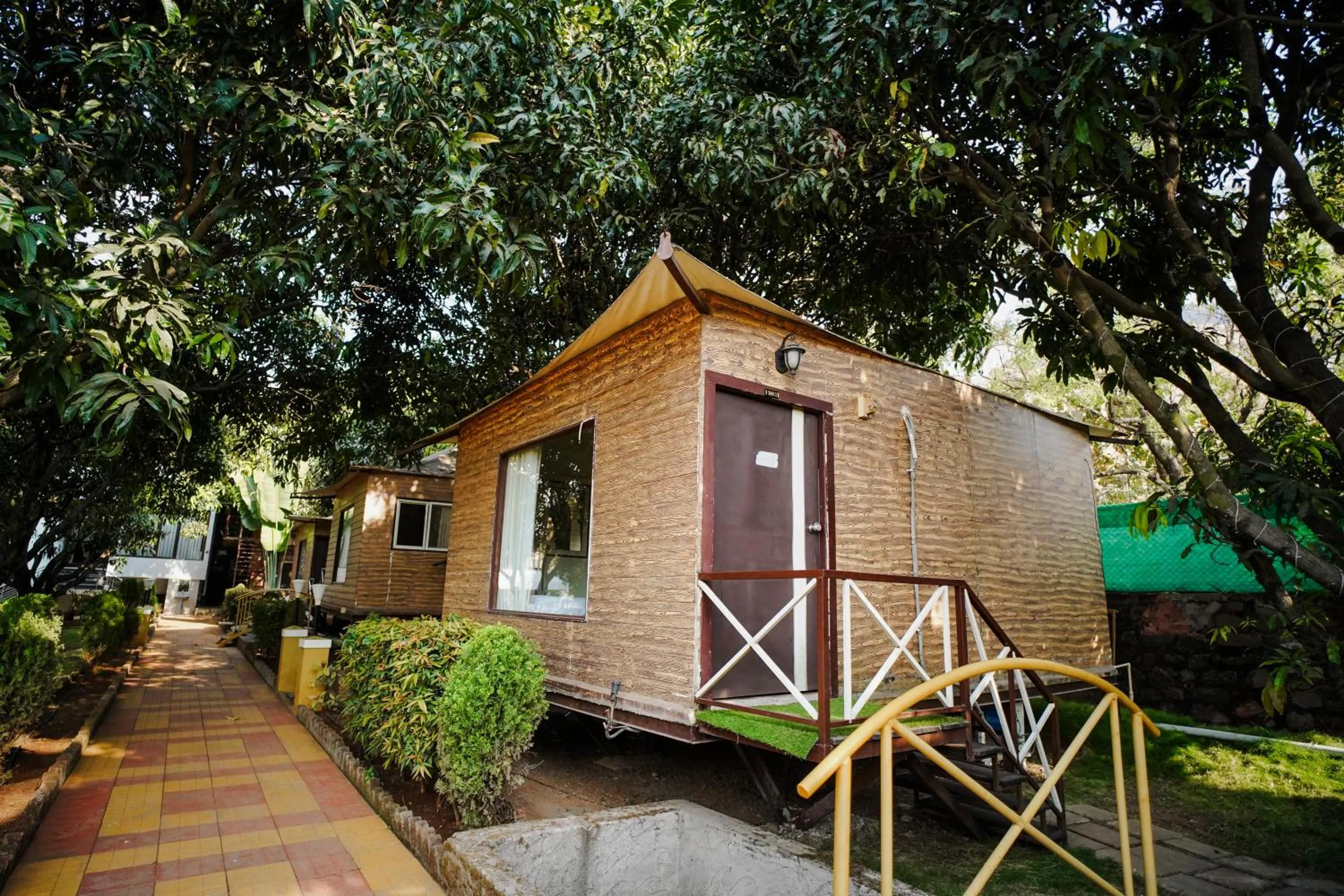 Facade/entrance in VIRASAT RESORT