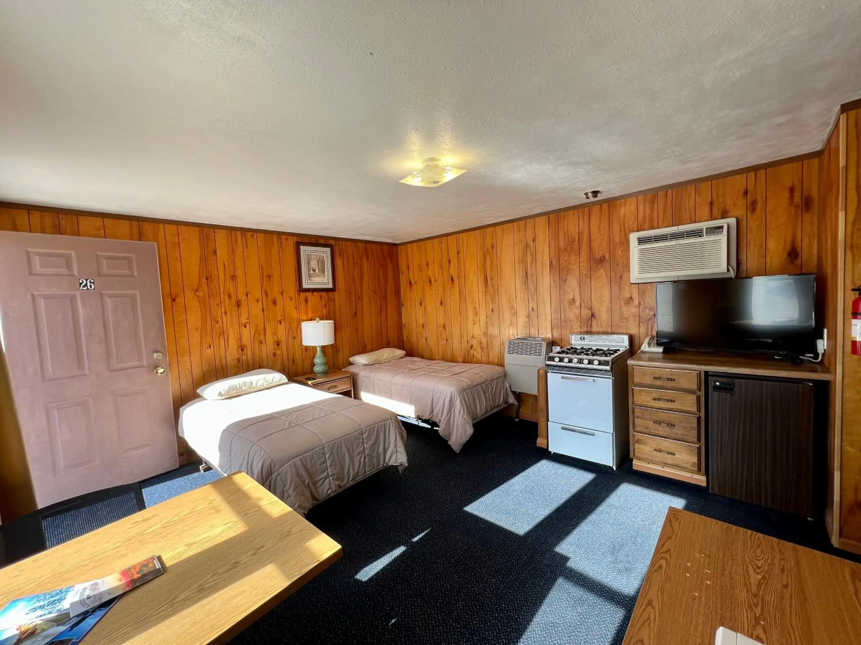 Bed in Border Inn Casino