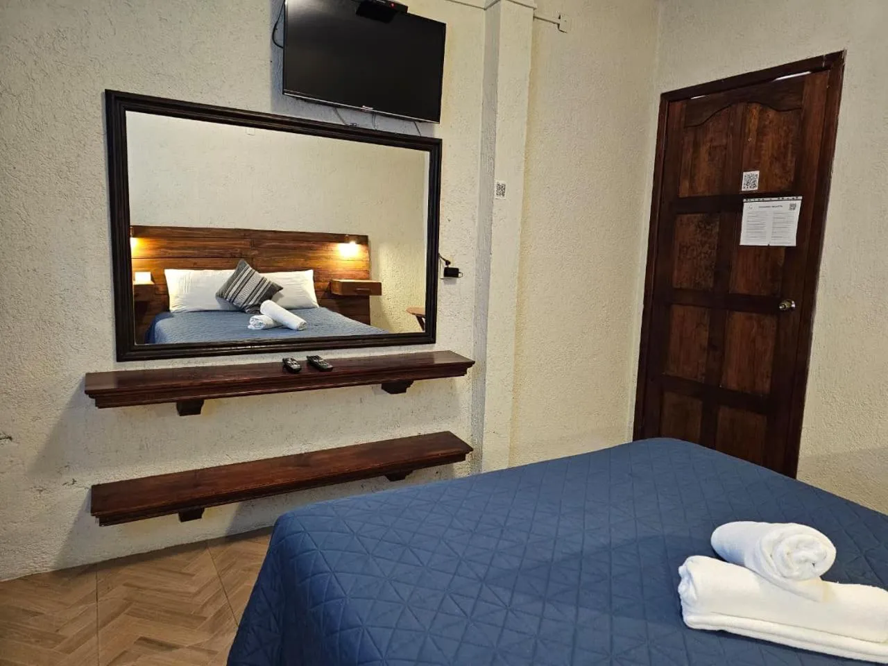 Bed in Arte Sano Hotel San Cristobal