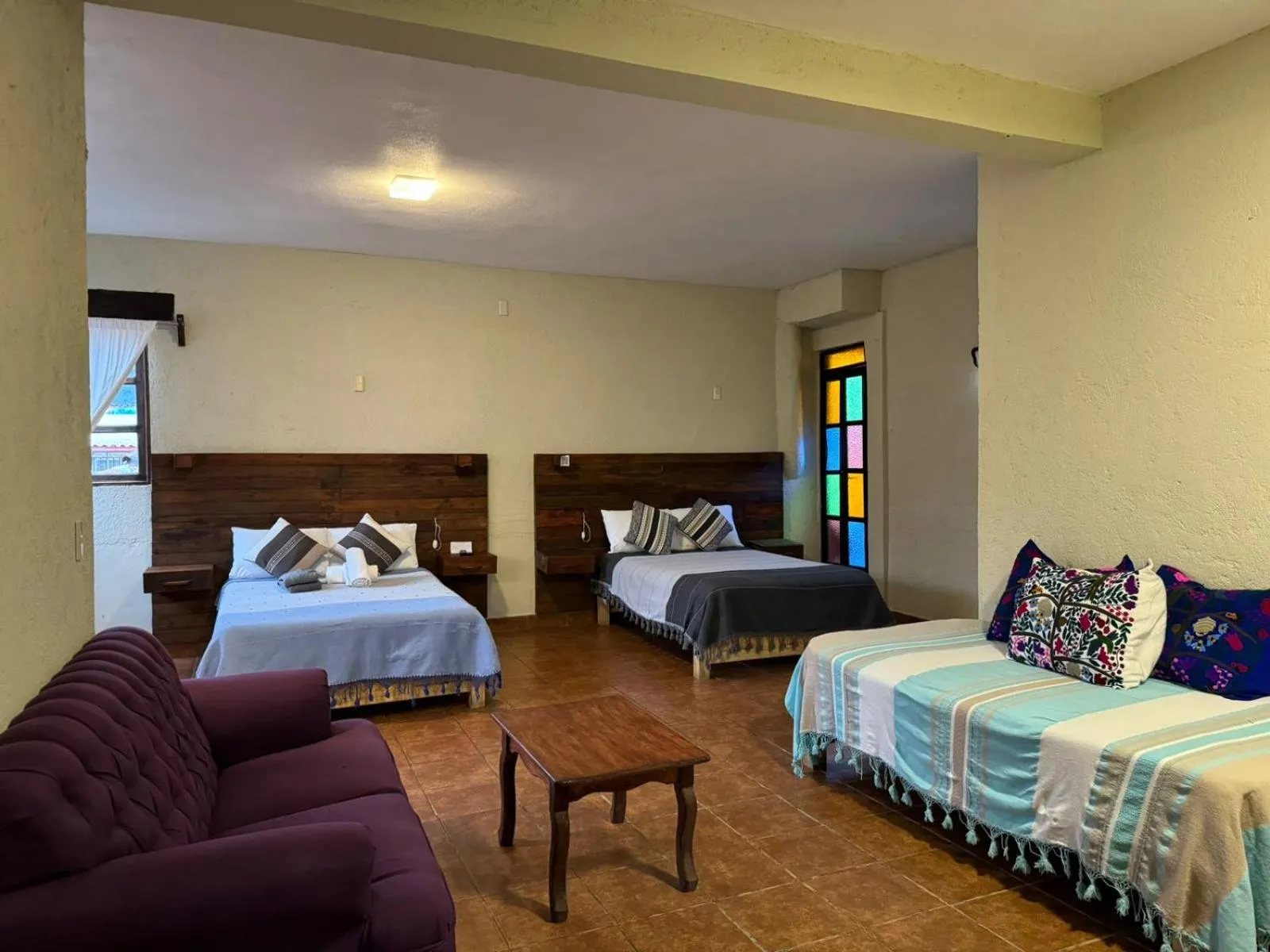 Photo of the whole room, Bed in Arte Sano Hotel San Cristobal
