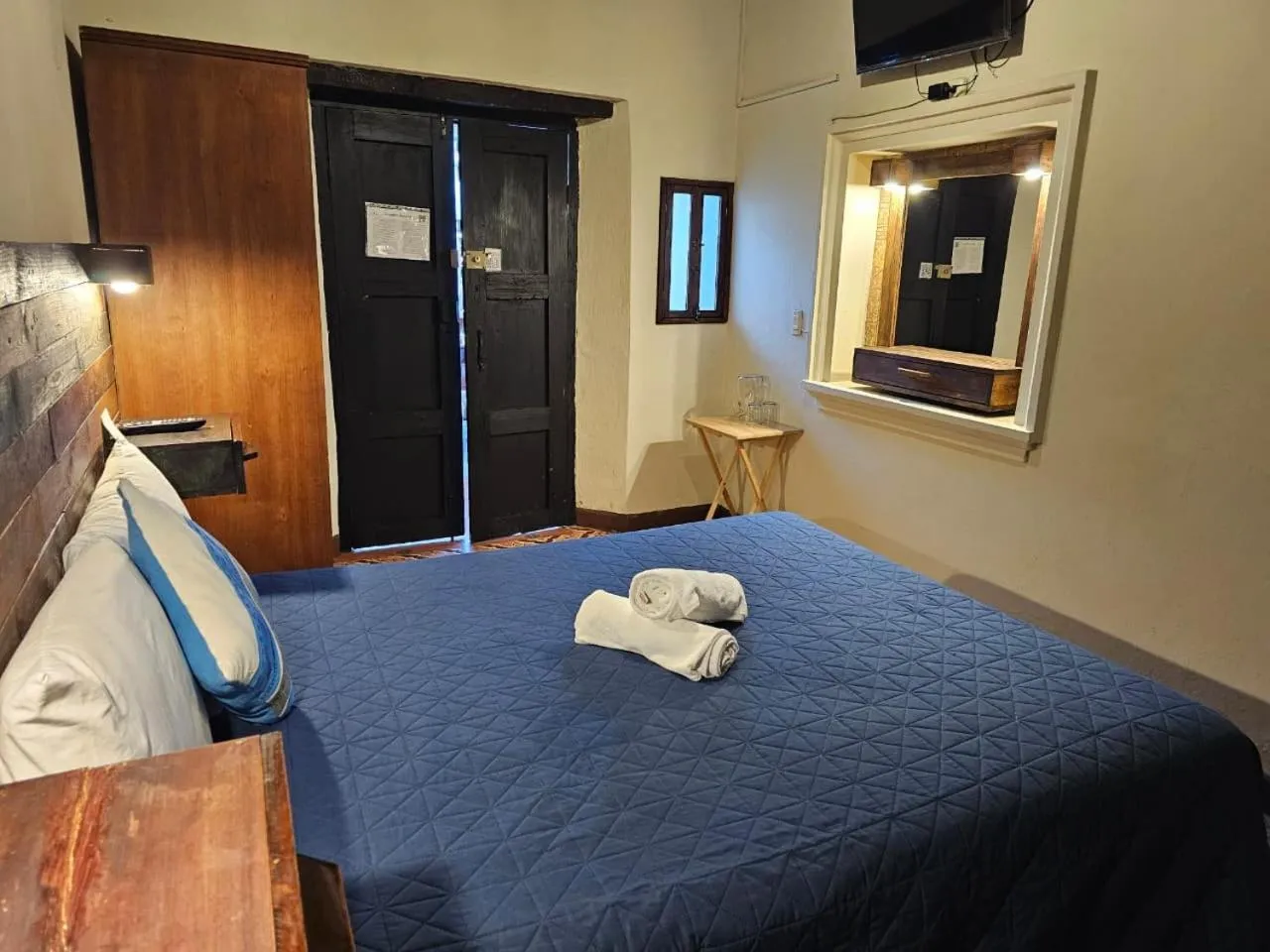 Bed in Arte Sano Hotel San Cristobal