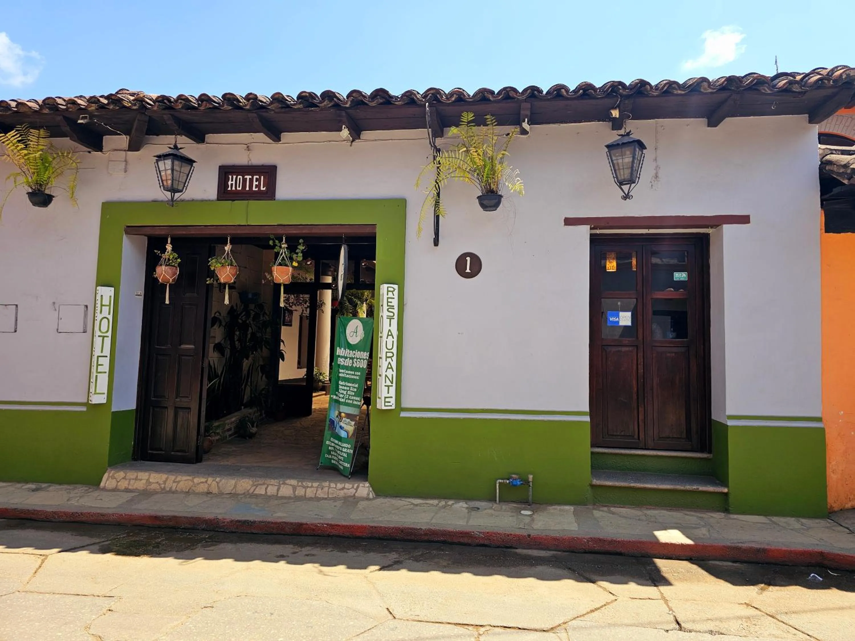 Property building in Arte Sano Hotel San Cristobal