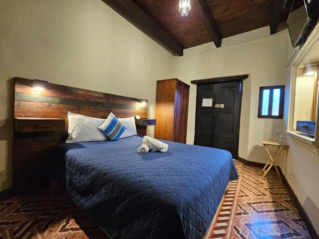 Bed in Arte Sano Hotel San Cristobal