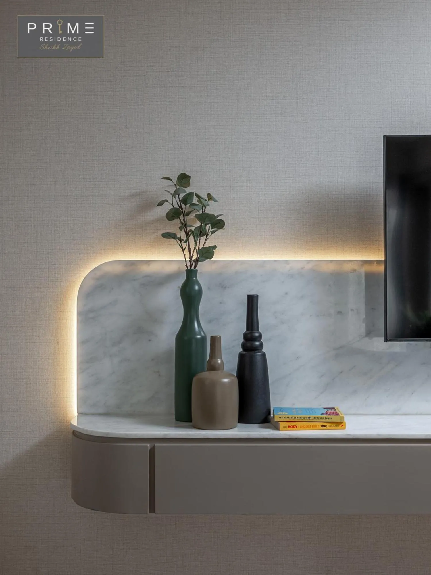 Decorative detail in Prime Residence Sheikh Zayed