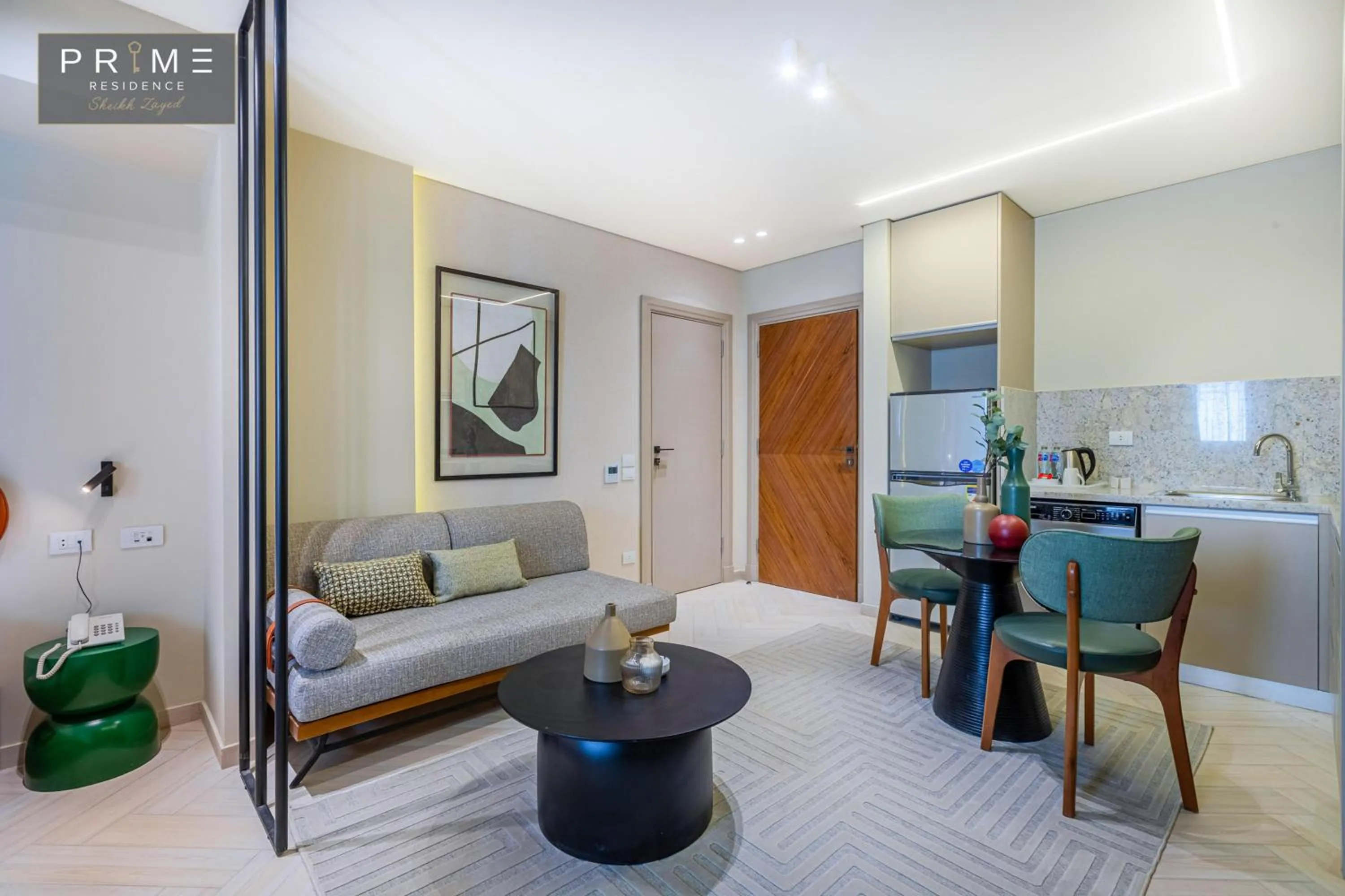 Photo of the whole room, Bed in Prime Residence Sheikh Zayed