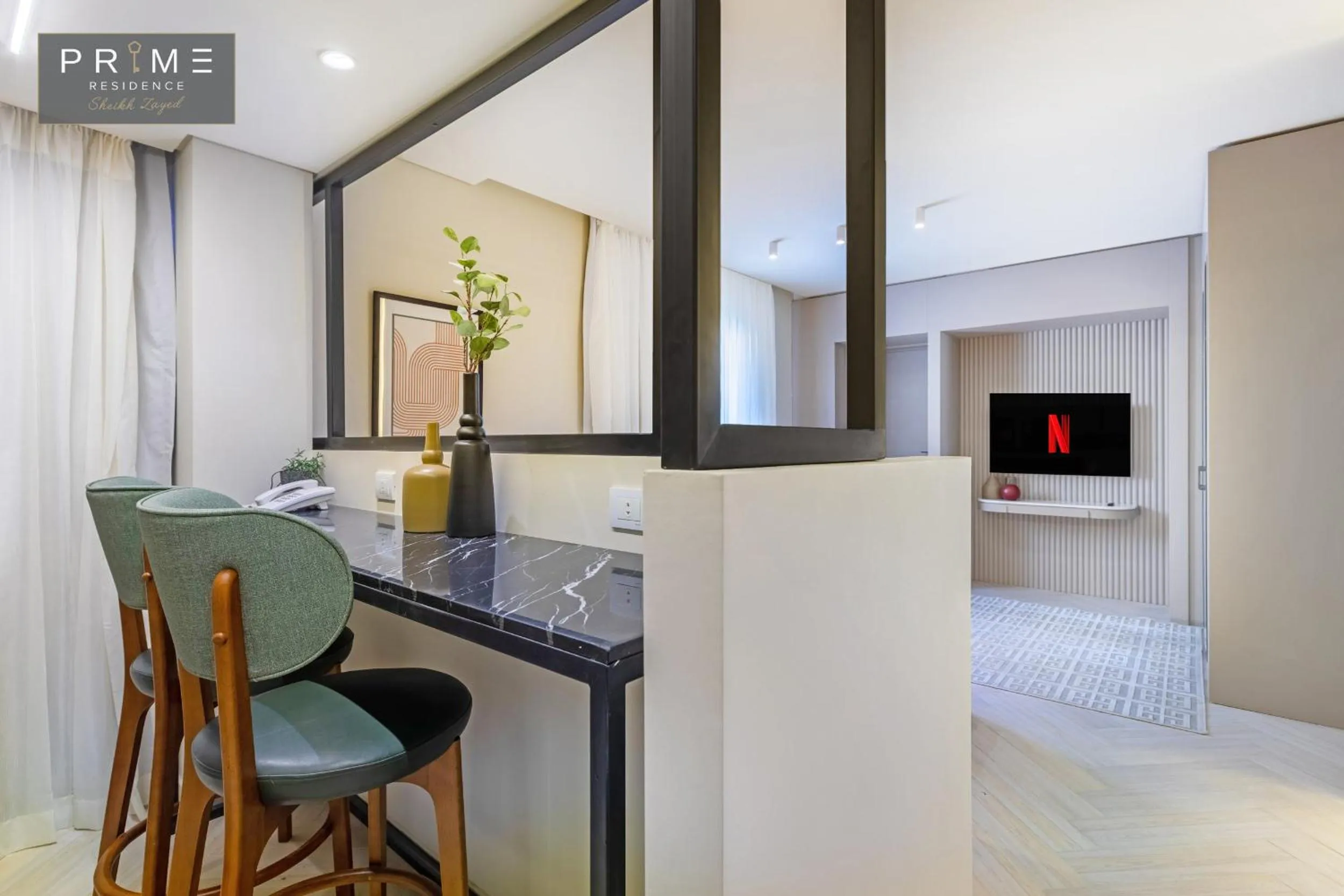 TV and multimedia in Prime Residence Sheikh Zayed