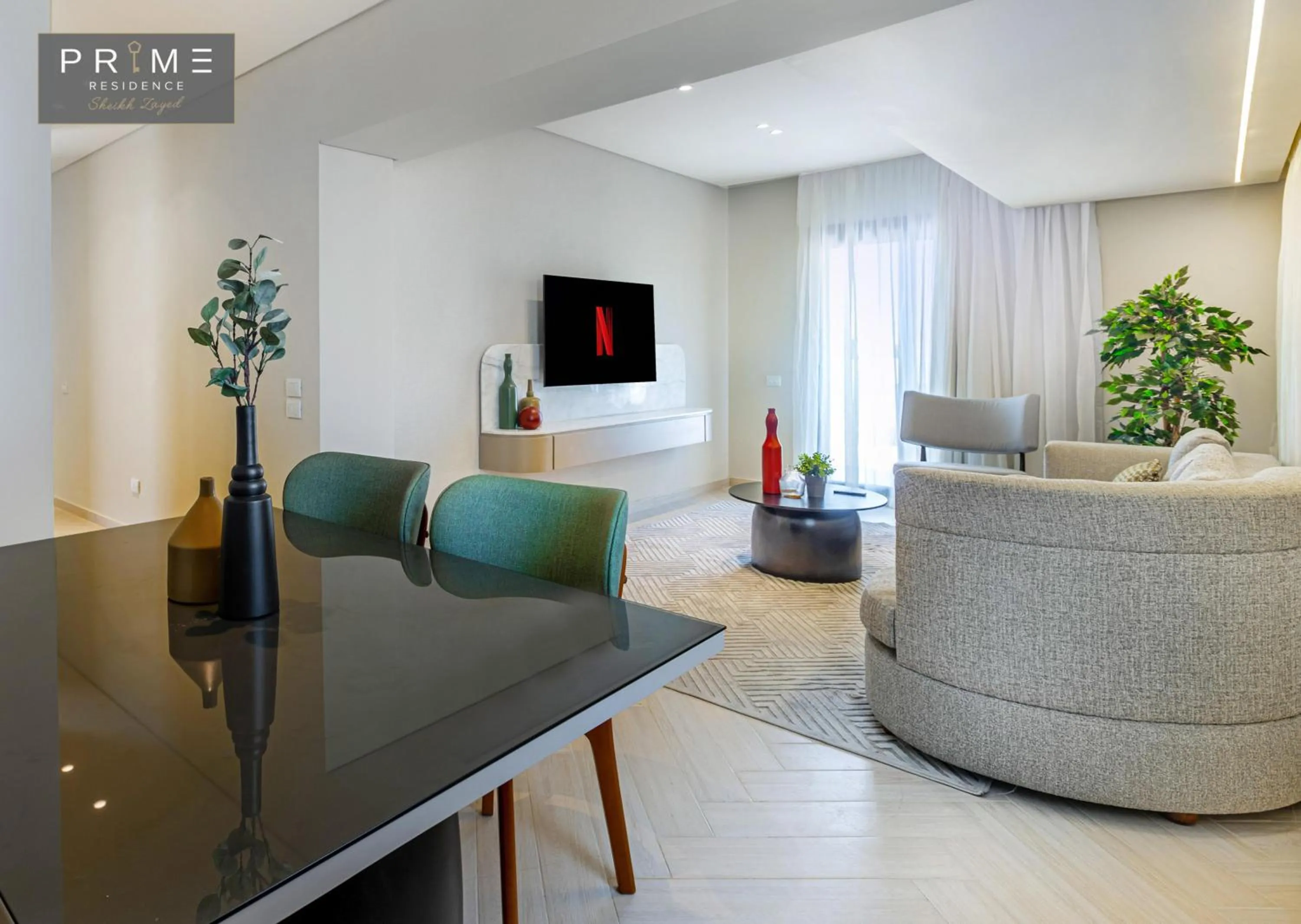 Photo of the whole room in Prime Residence Sheikh Zayed