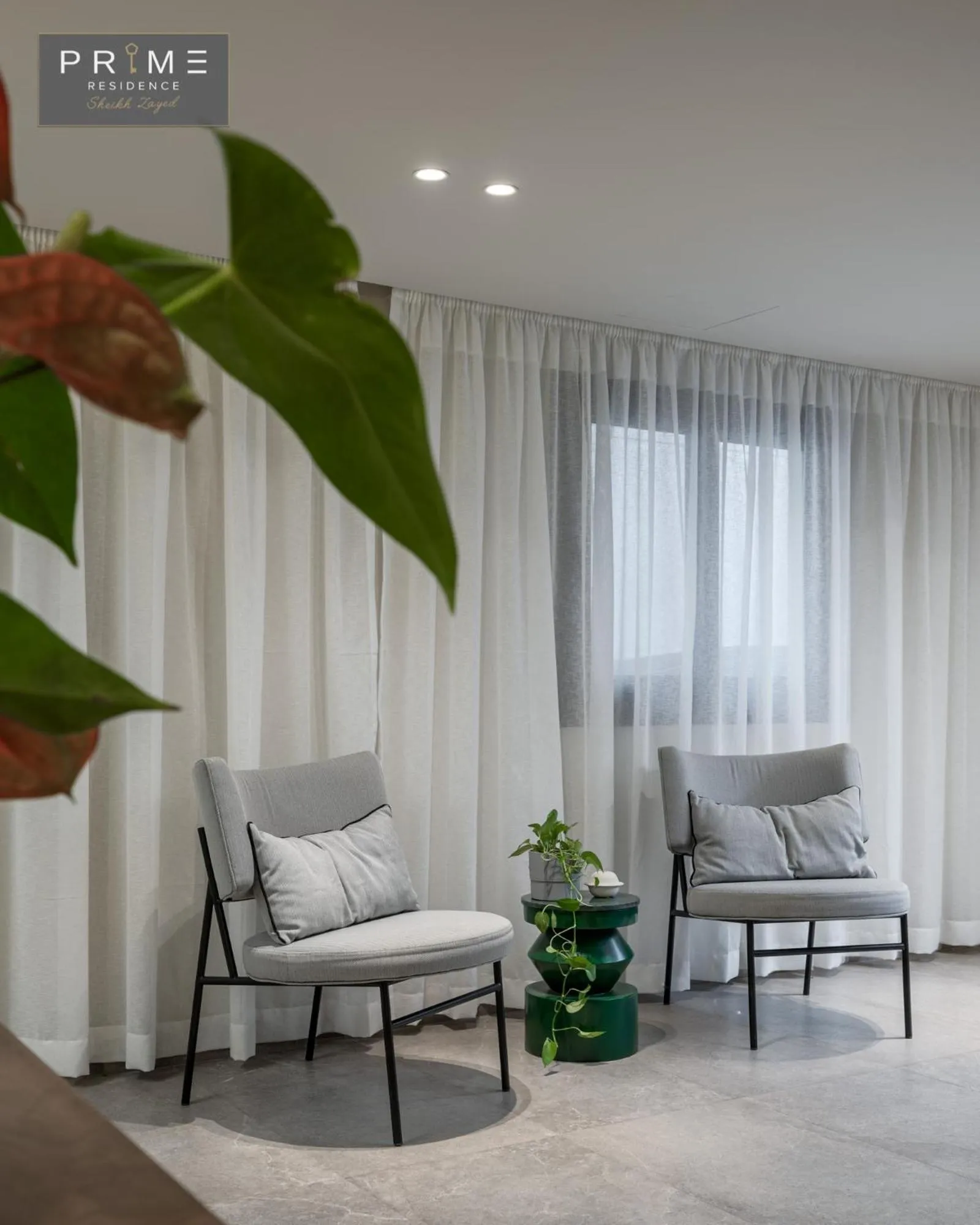 Lobby or reception in Prime Residence Sheikh Zayed