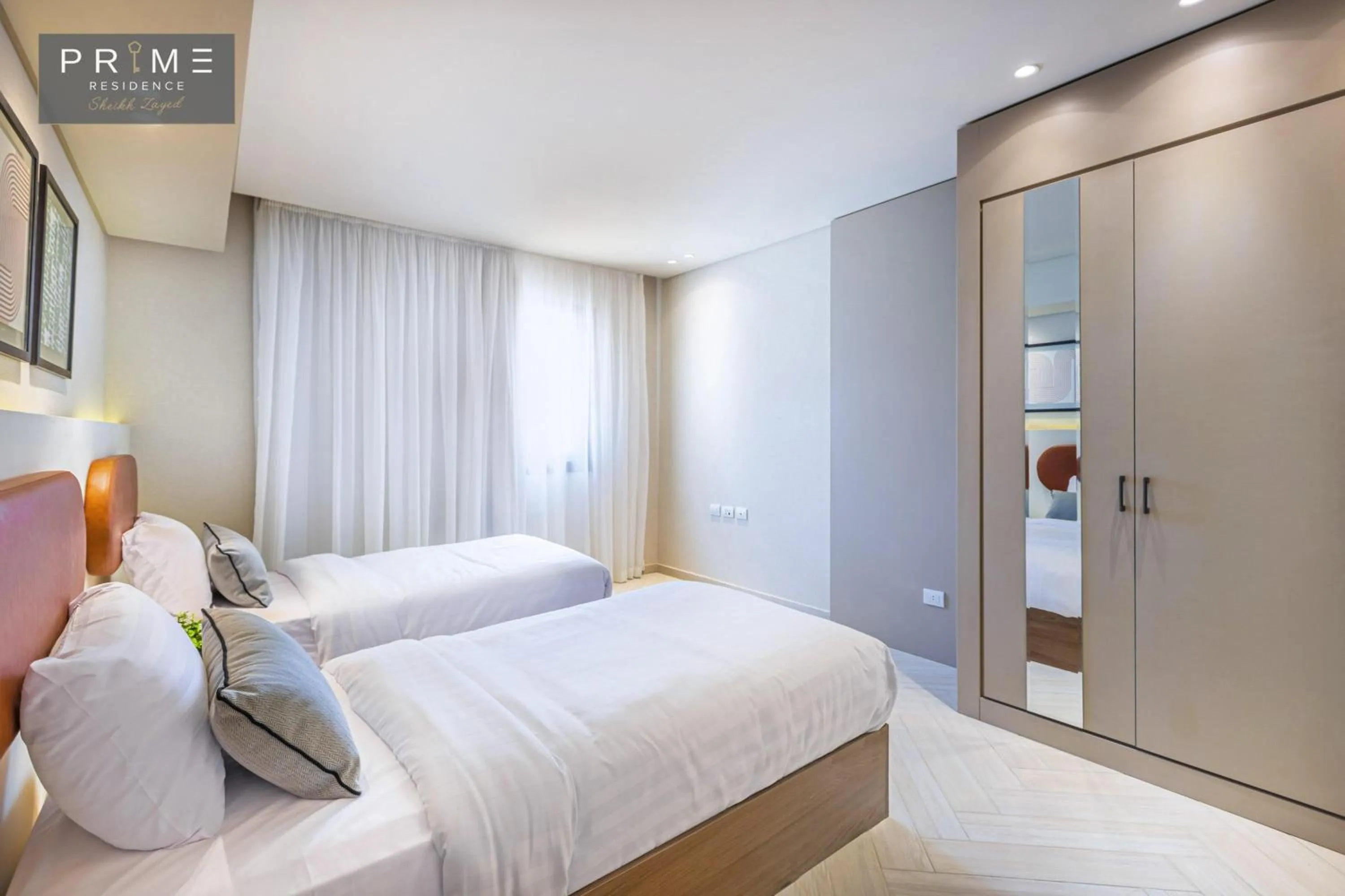 Photo of the whole room, Bed in Prime Residence Sheikh Zayed