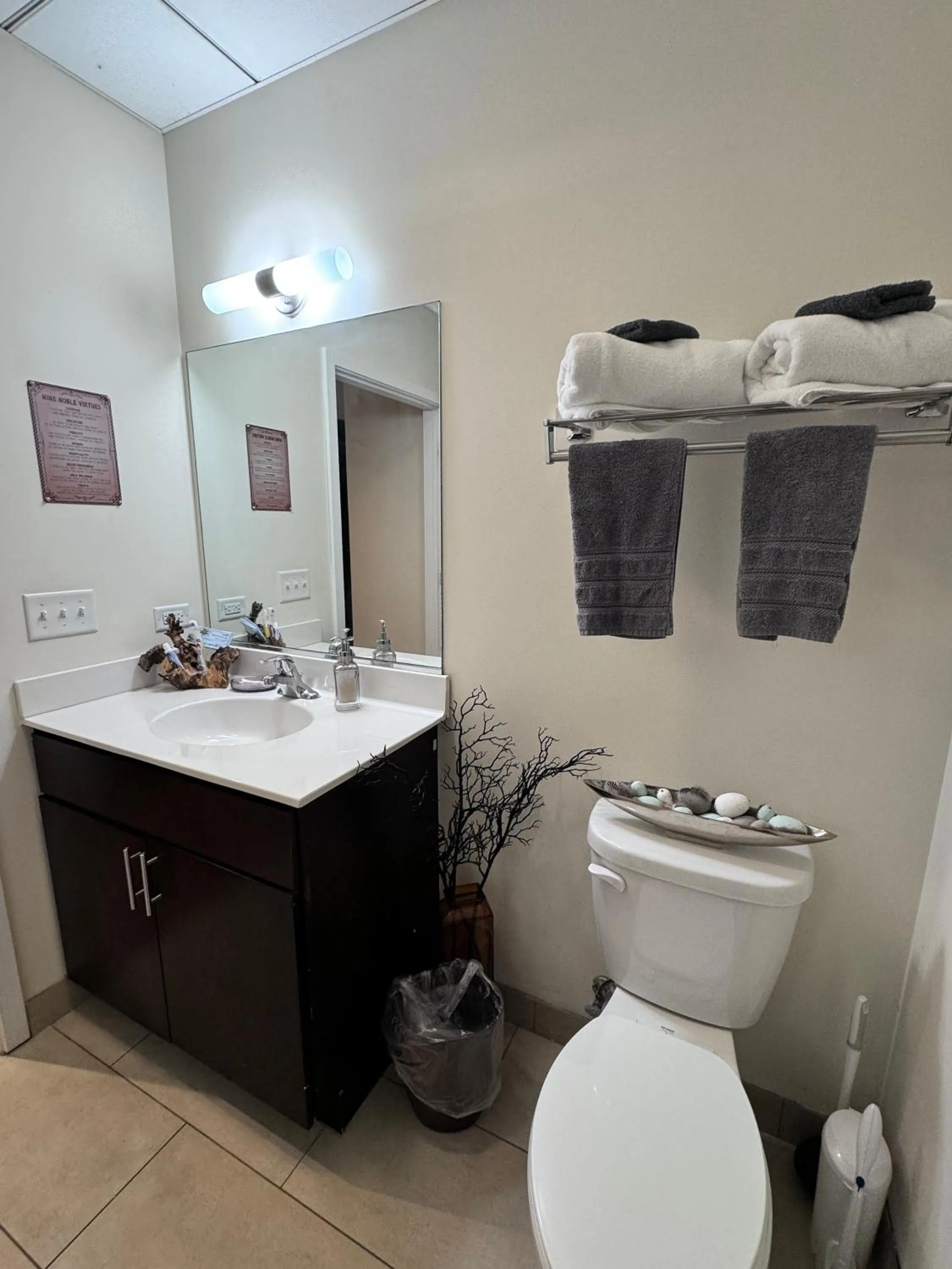Bathroom in Luxéry Stay Chicago - Themed Units! Close to Downtown, McCormick Place & Wintrust Arena