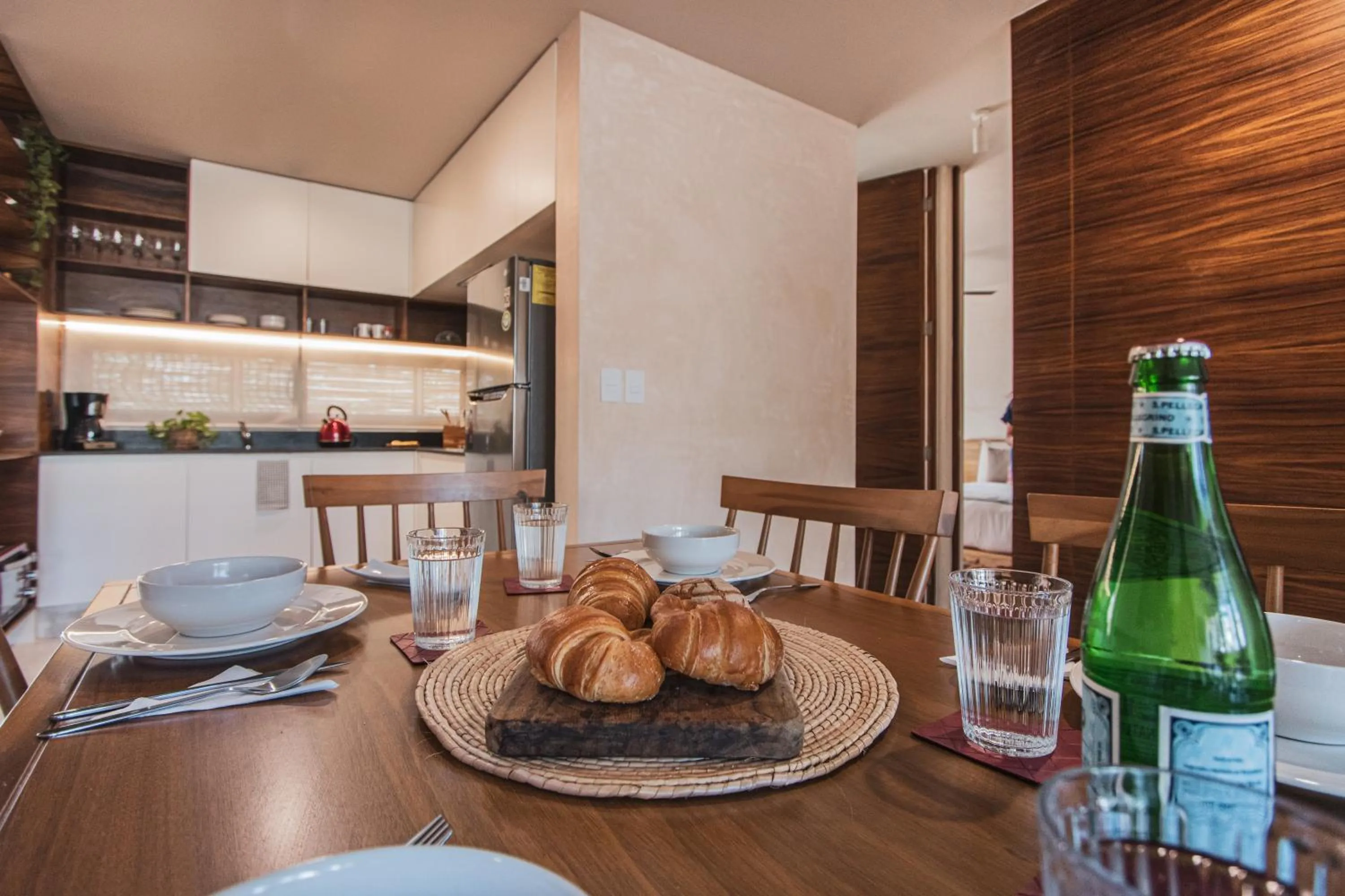 Dining area in Spacious 2BR apt · Wide balcony w/tub & Yoga deck