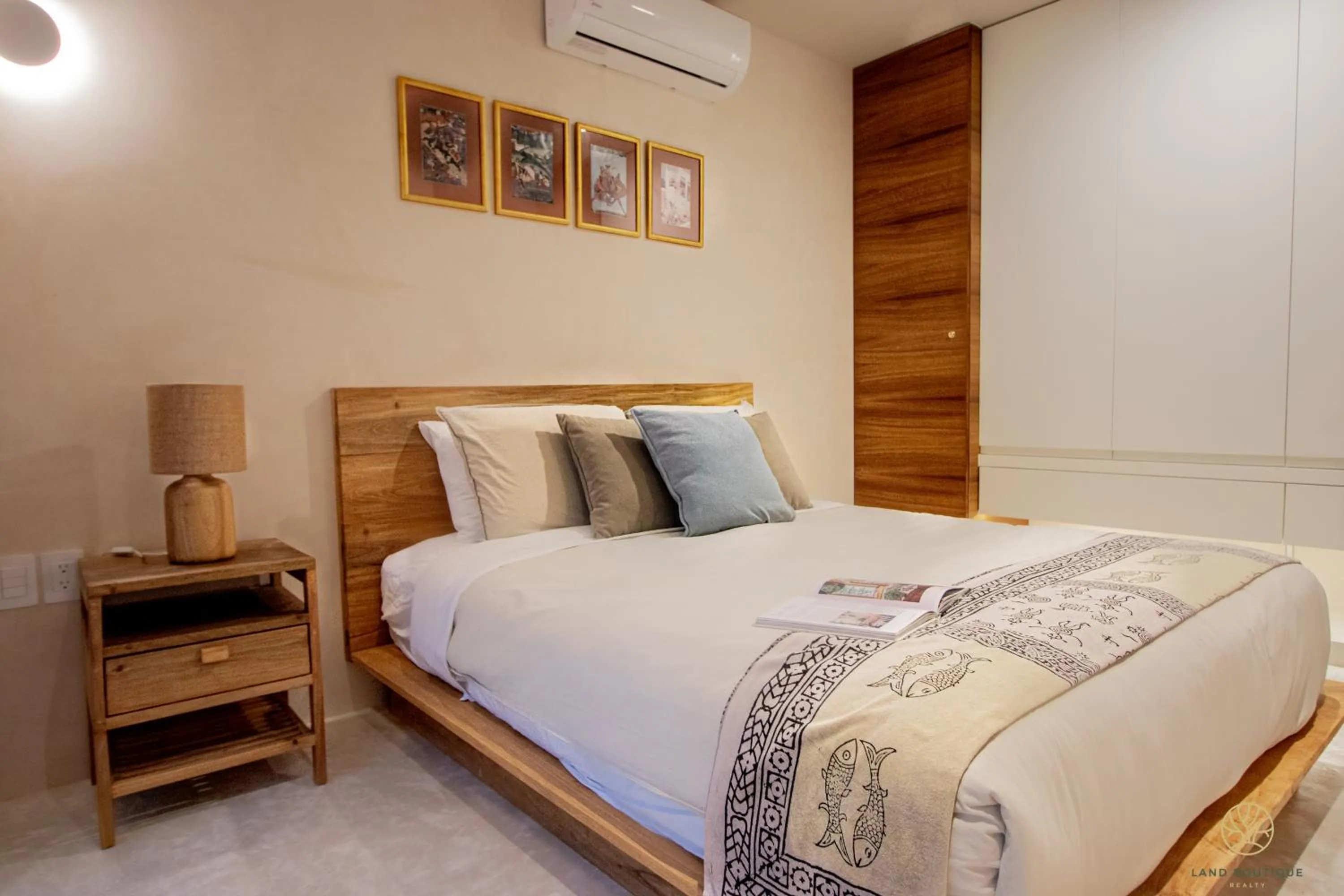 Bed in Spacious 2BR apt · Wide balcony w/tub & Yoga deck