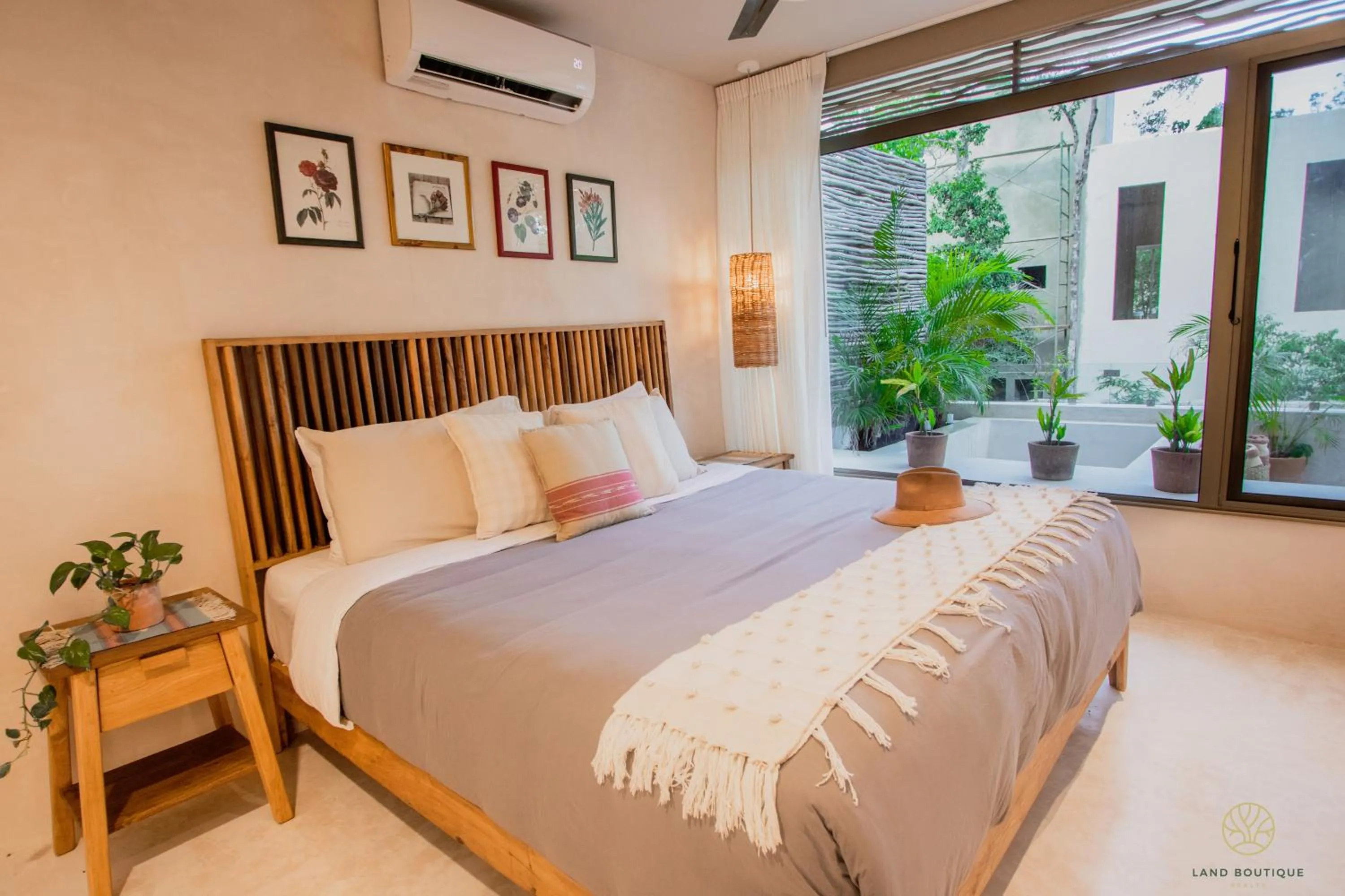 Bed in Spacious 2BR apt · Wide balcony w/tub & Yoga deck