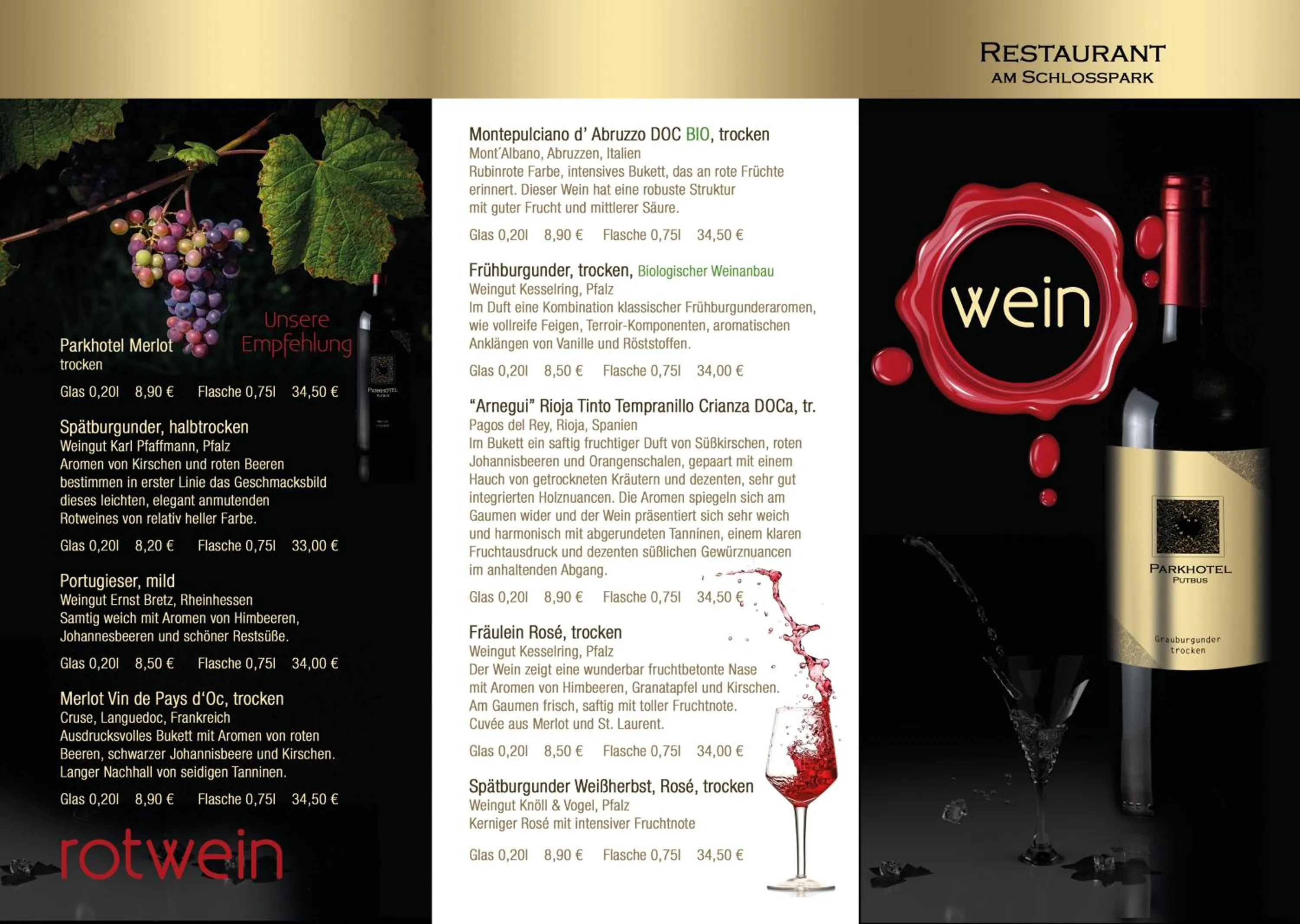 Restaurant/places to eat in Hotel am Theater