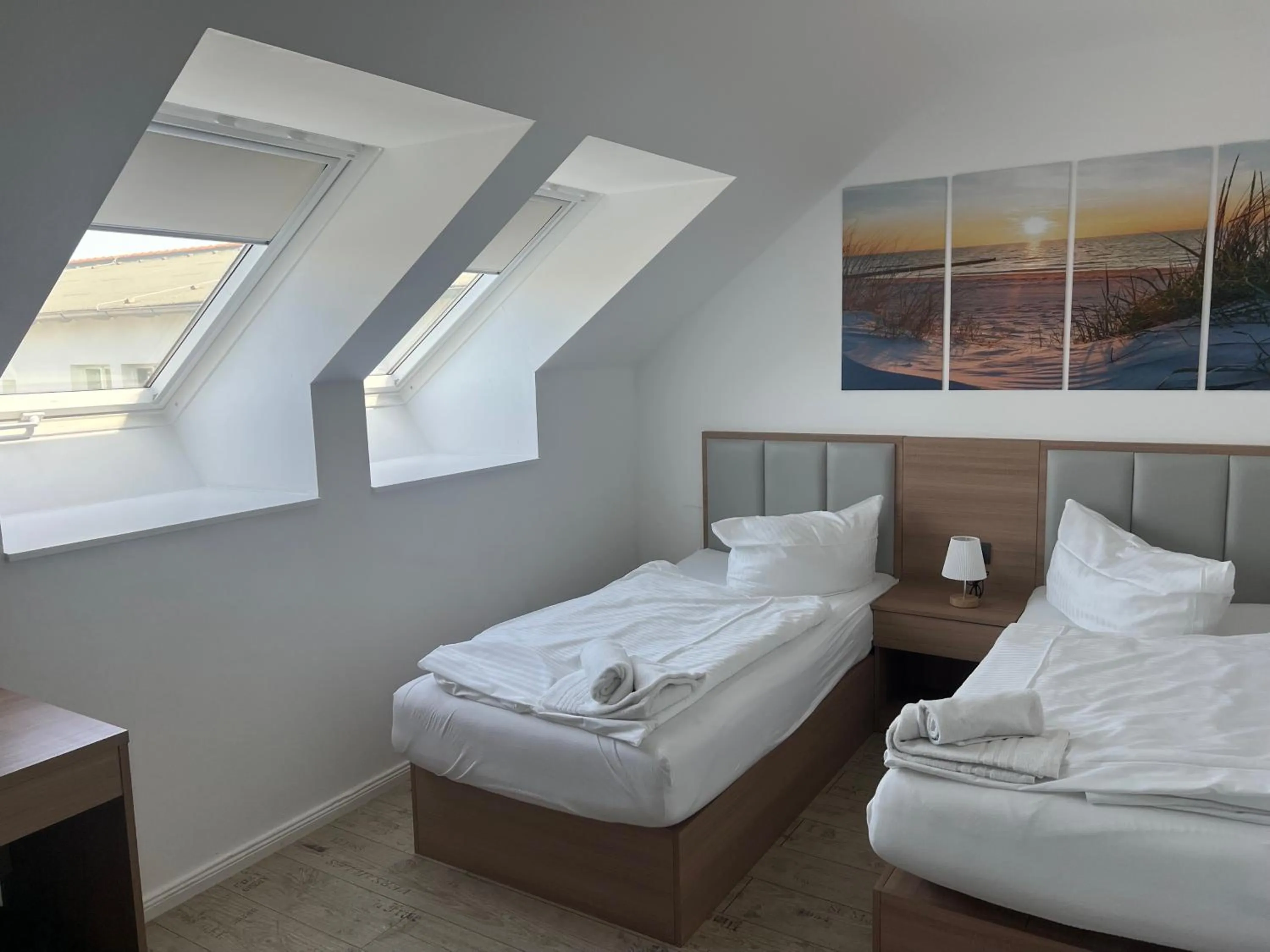 Bed in Hotel am Theater