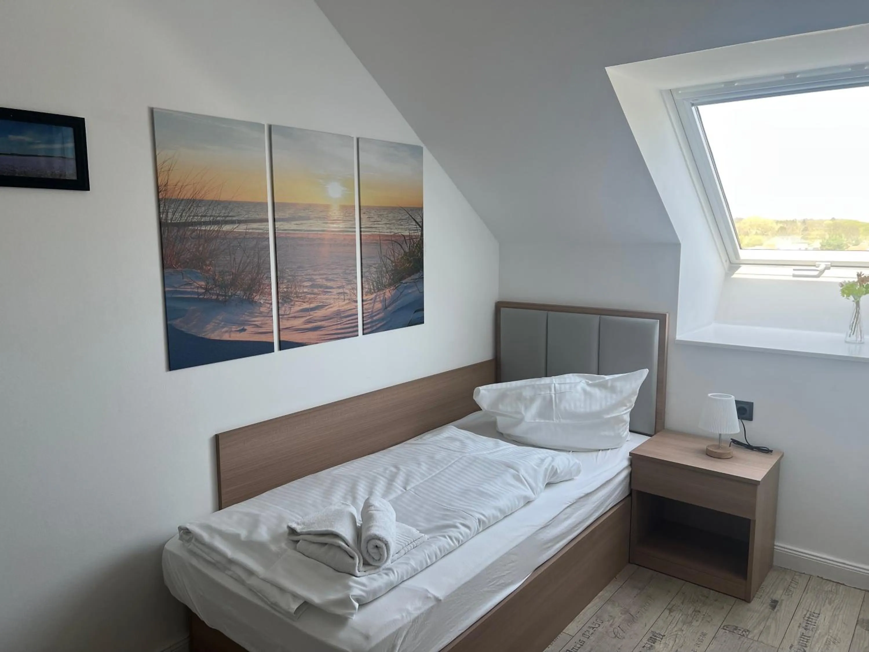 Bed in Hotel am Theater