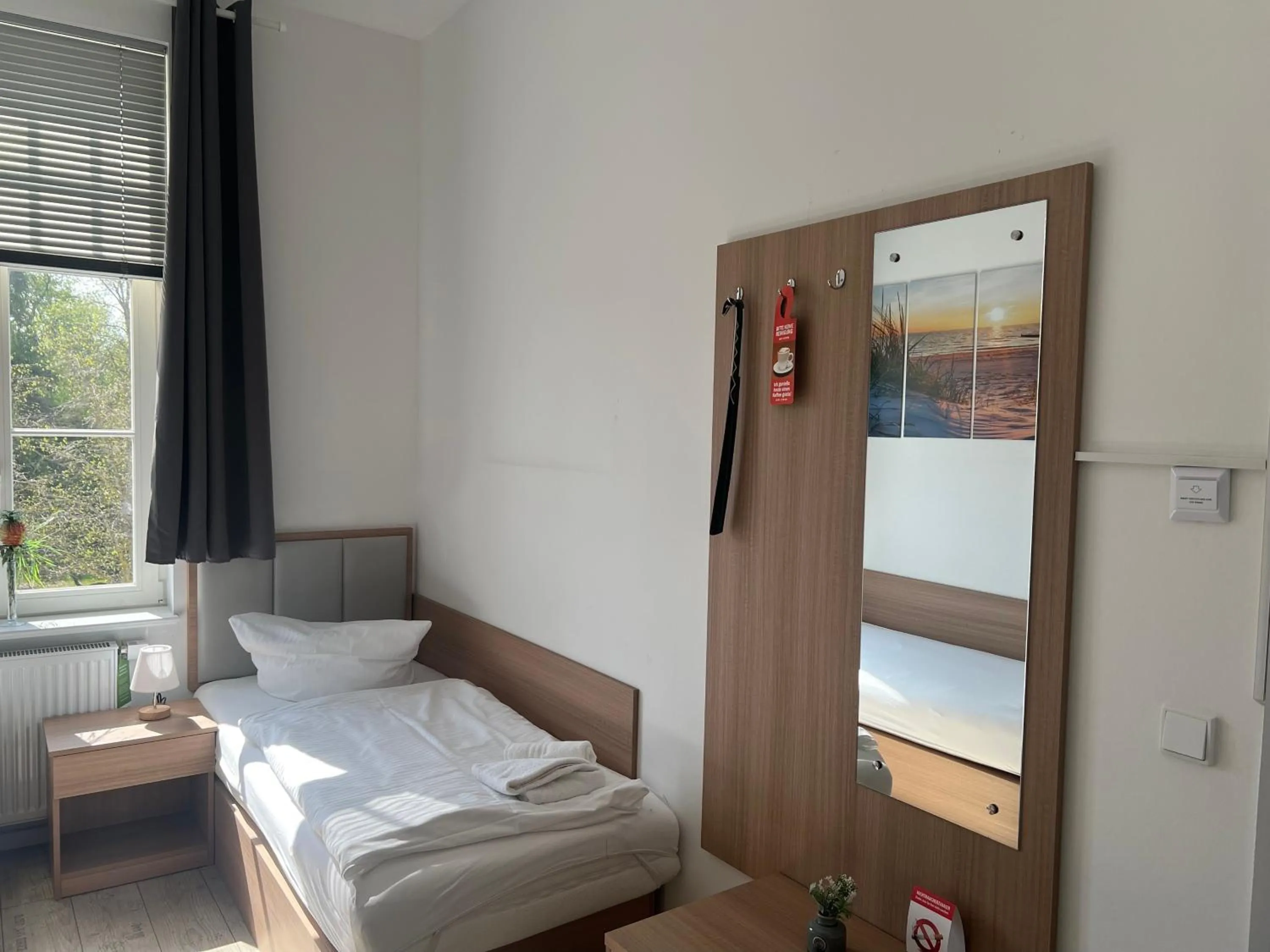 Bed in Hotel am Theater